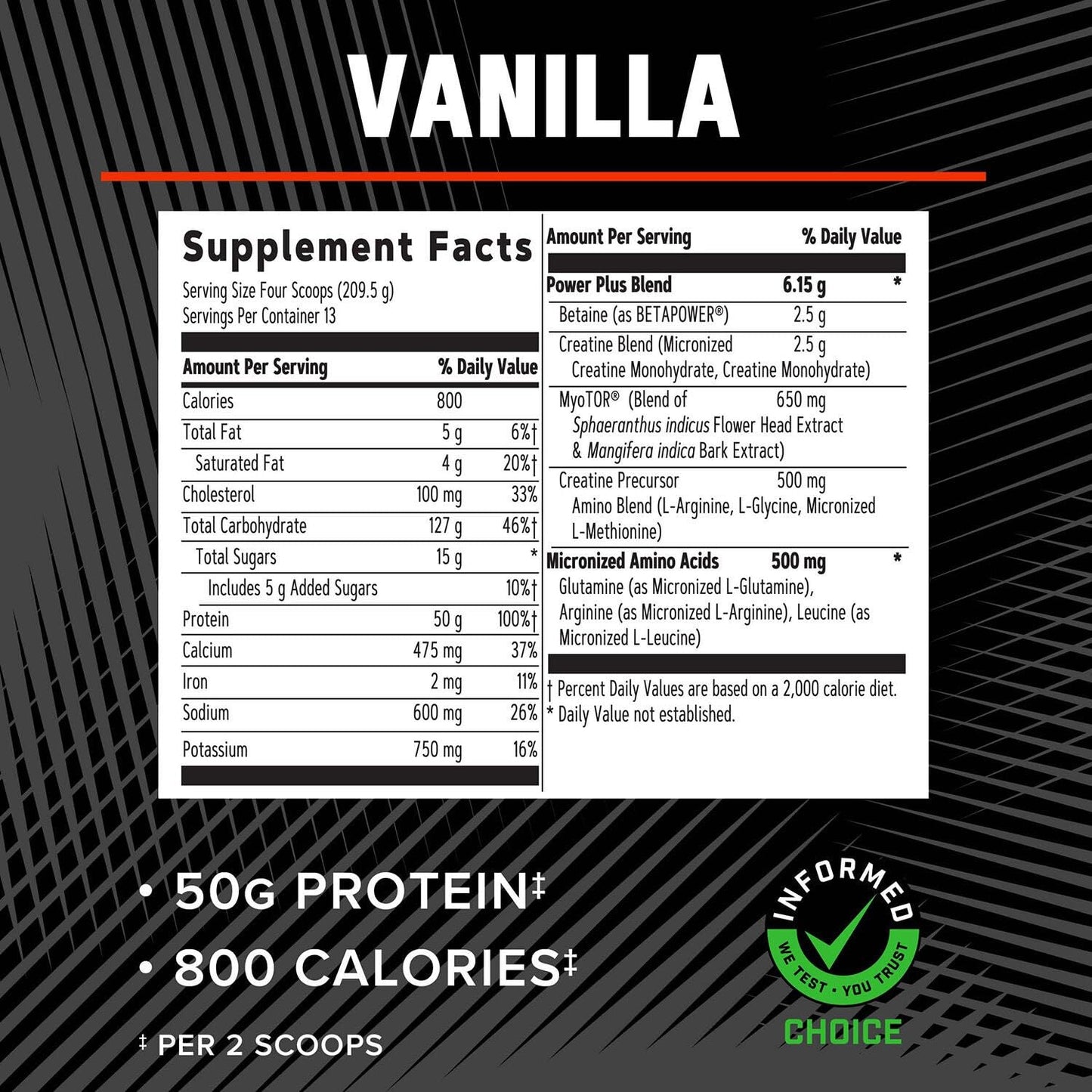 GNC AMP Mass XXX Protein Powder, 6 Pounds