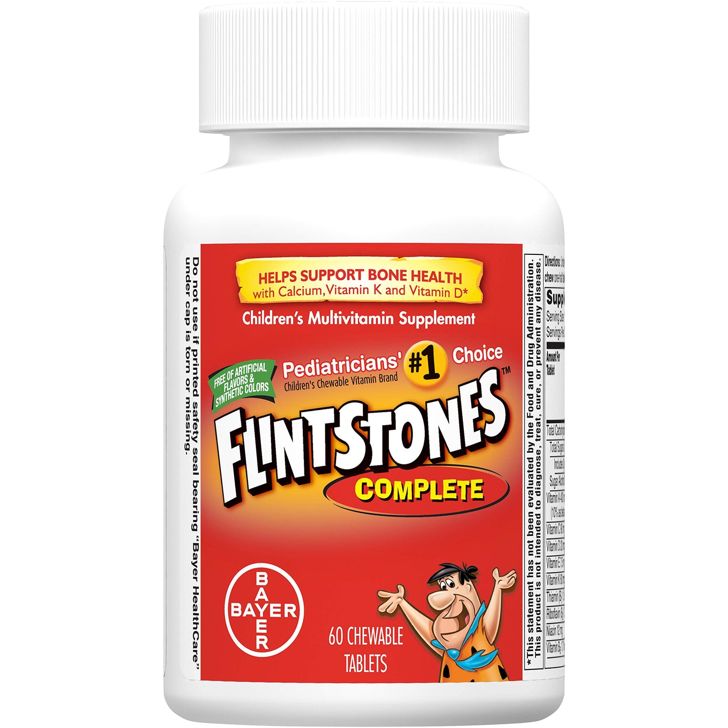 Flintstones Vitamins Complete Multivitamin Supplement Tablet, 120 Count