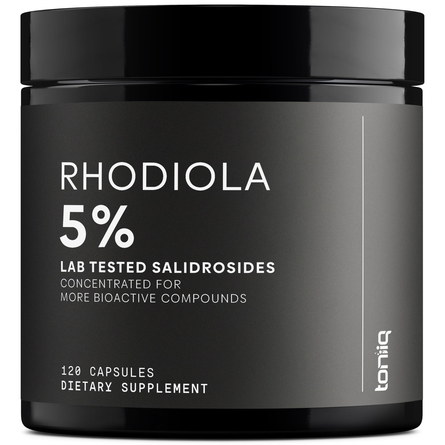 Toniiq Triple-Strength 600mg Rhodiola Rosea Capsules, 120 Count