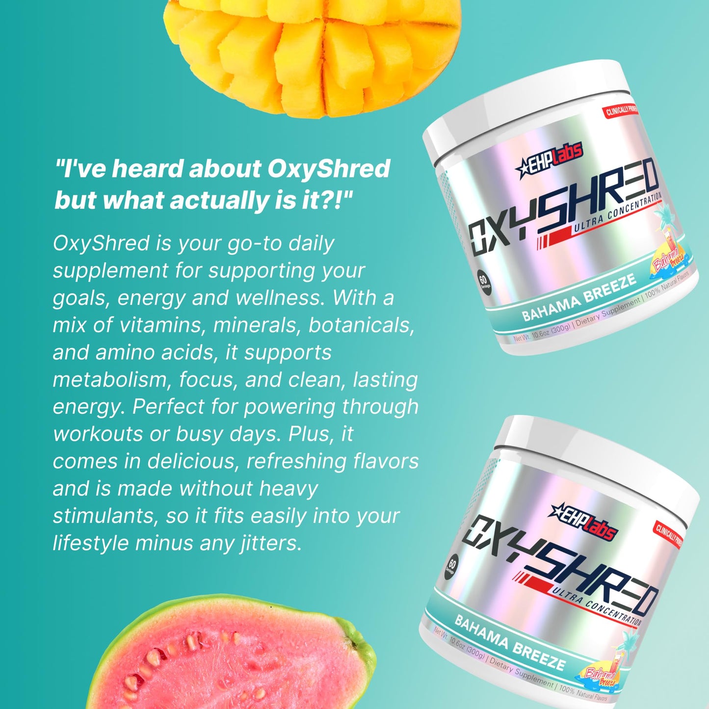 EHP Labs OxyShred Pre Workout Powder 10.6 Ounce