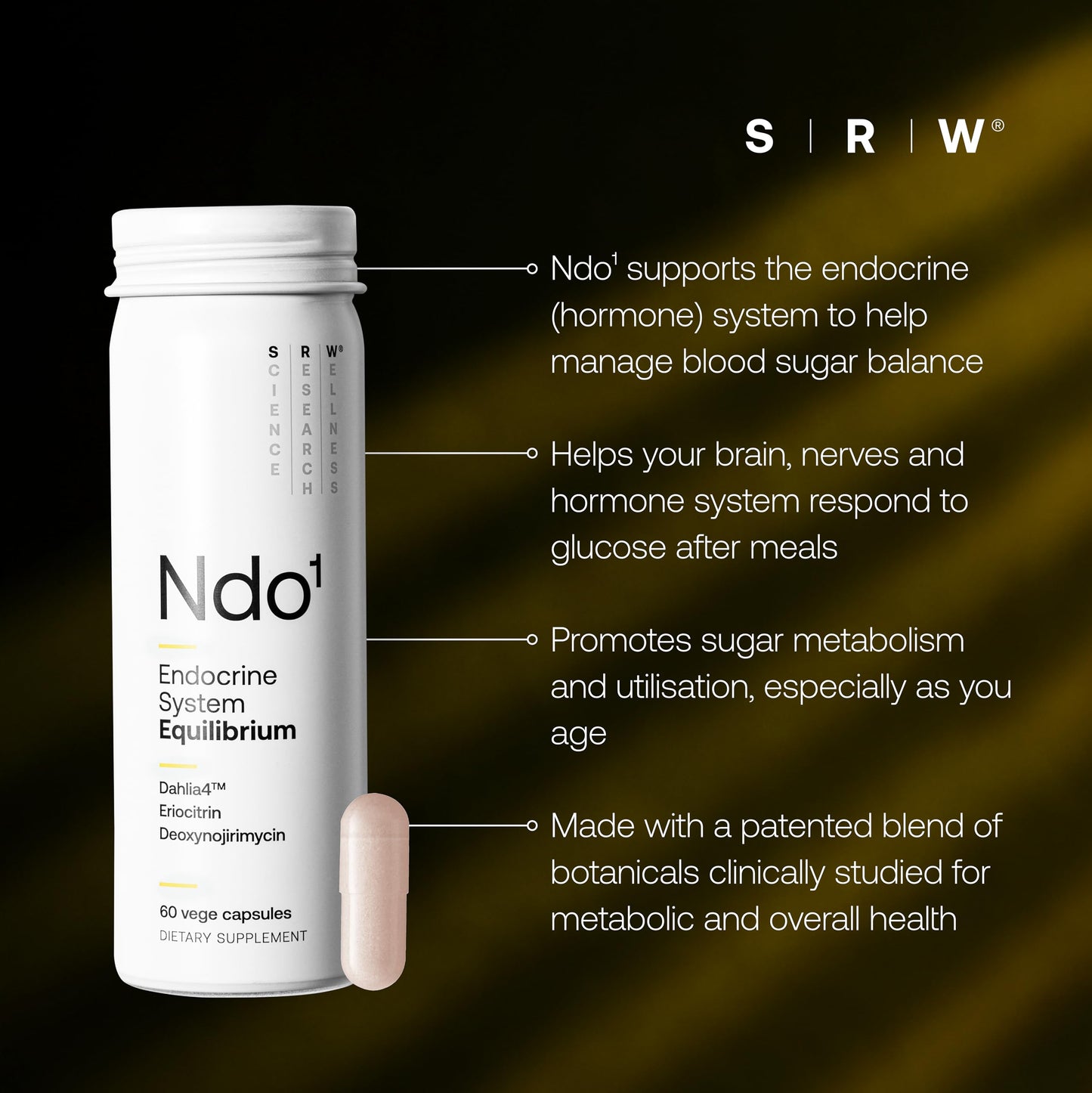 SRW Ndo Equilibrium Vege Capsules 60