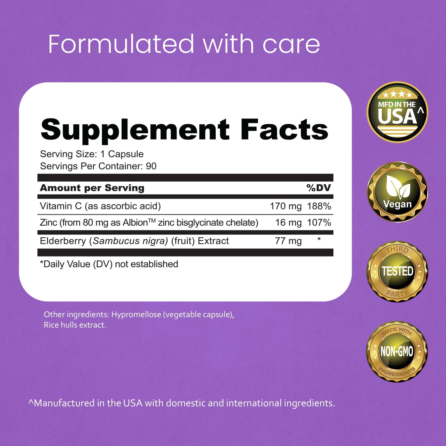 NaturaLife Labs Sambucus Elderberry 180 Capsules