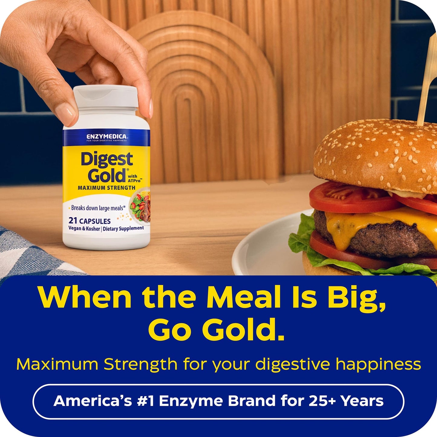 Enzymedica Digest Gold to Go Capsule 21 Count