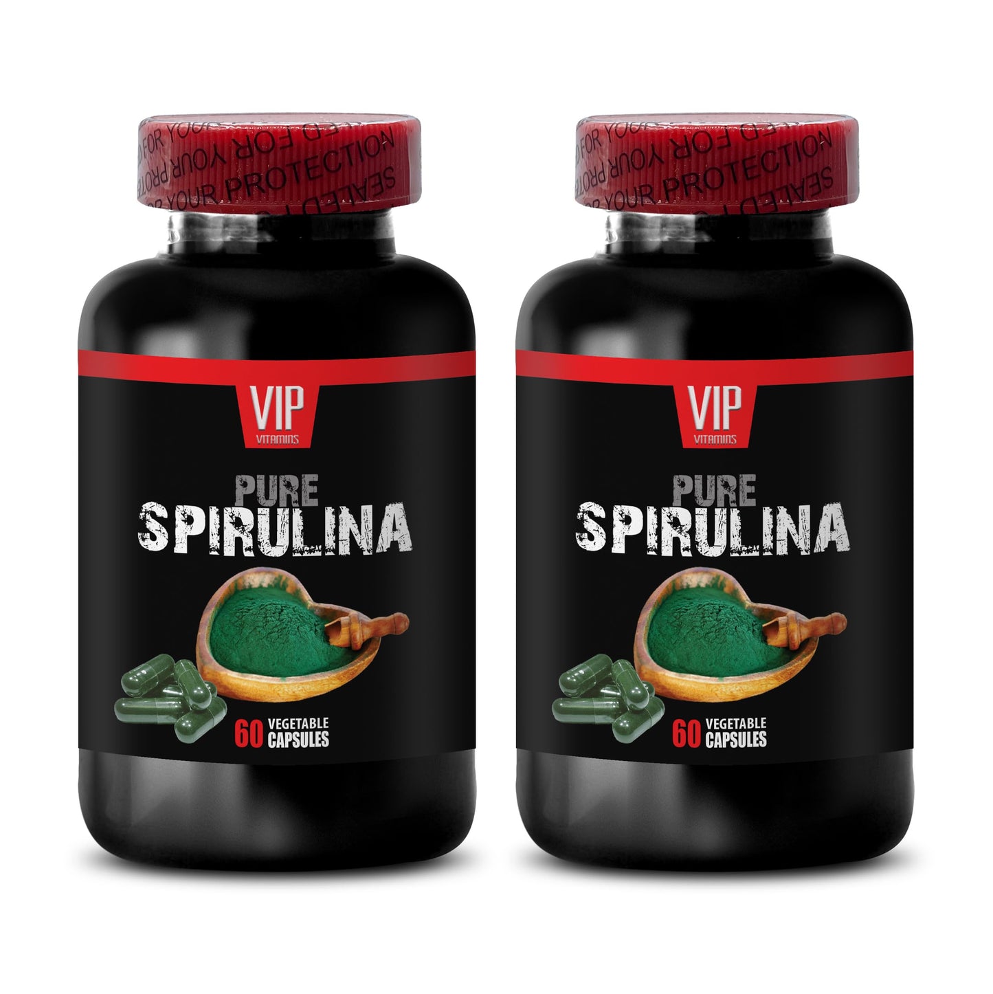 SKIN CARE SOLUTIONS Spirulina Capsules 60 Count