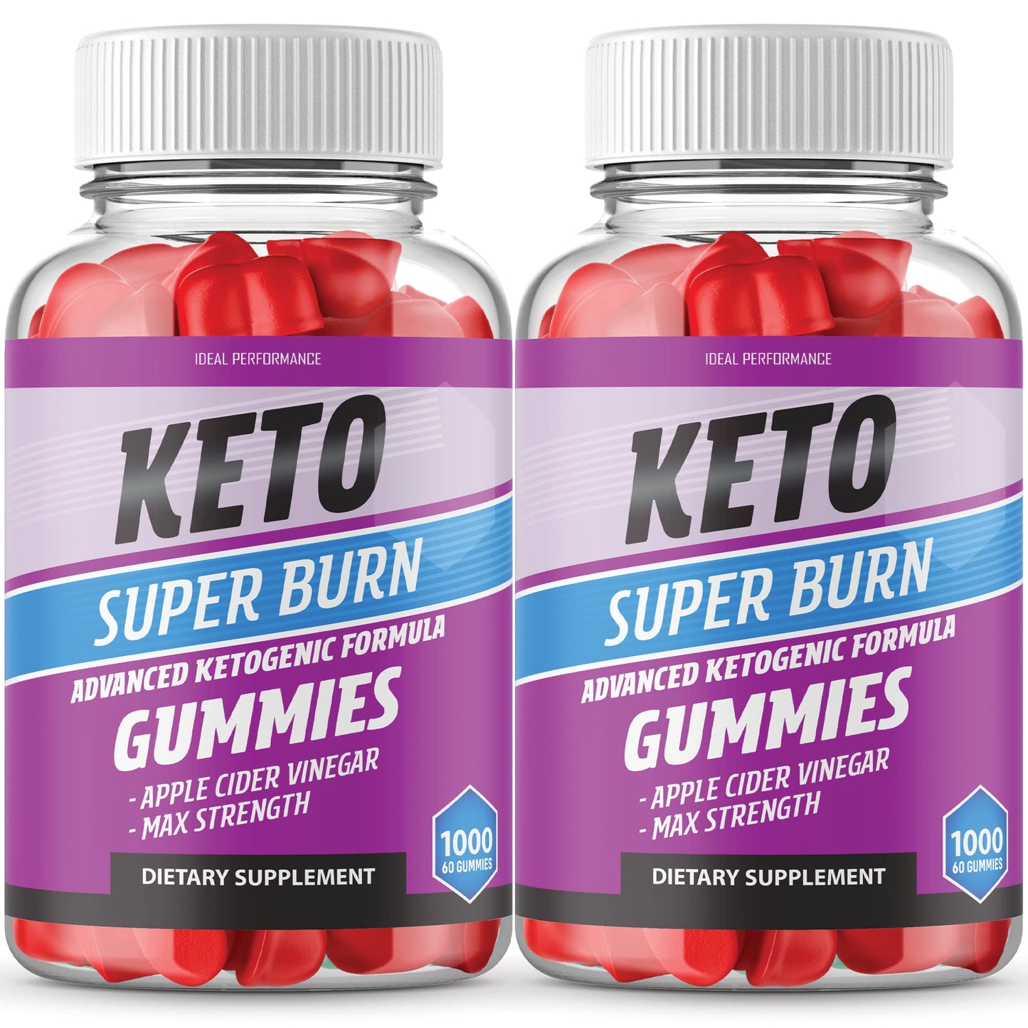 IDEAL PERFORMANCE Ketos Super Burns Gummies 120 Gummies
