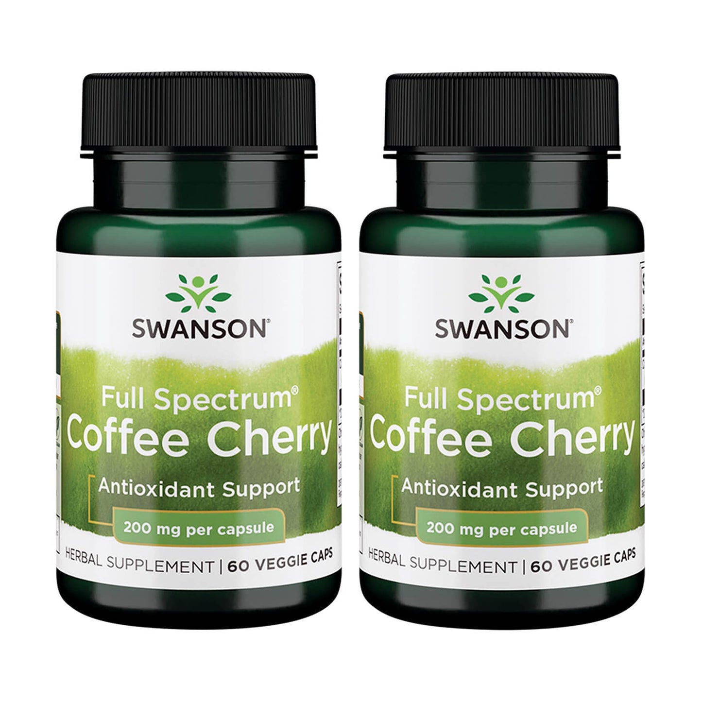 Swanson Full Spectrum Coffee Cherry Antioxidant Support Cognitive Supplement Capsules 120