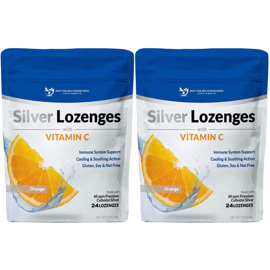 DOCTOR RECOMMENDED SUPPLEMENTS Silver Lozenges with Vitamin C, 48 Count