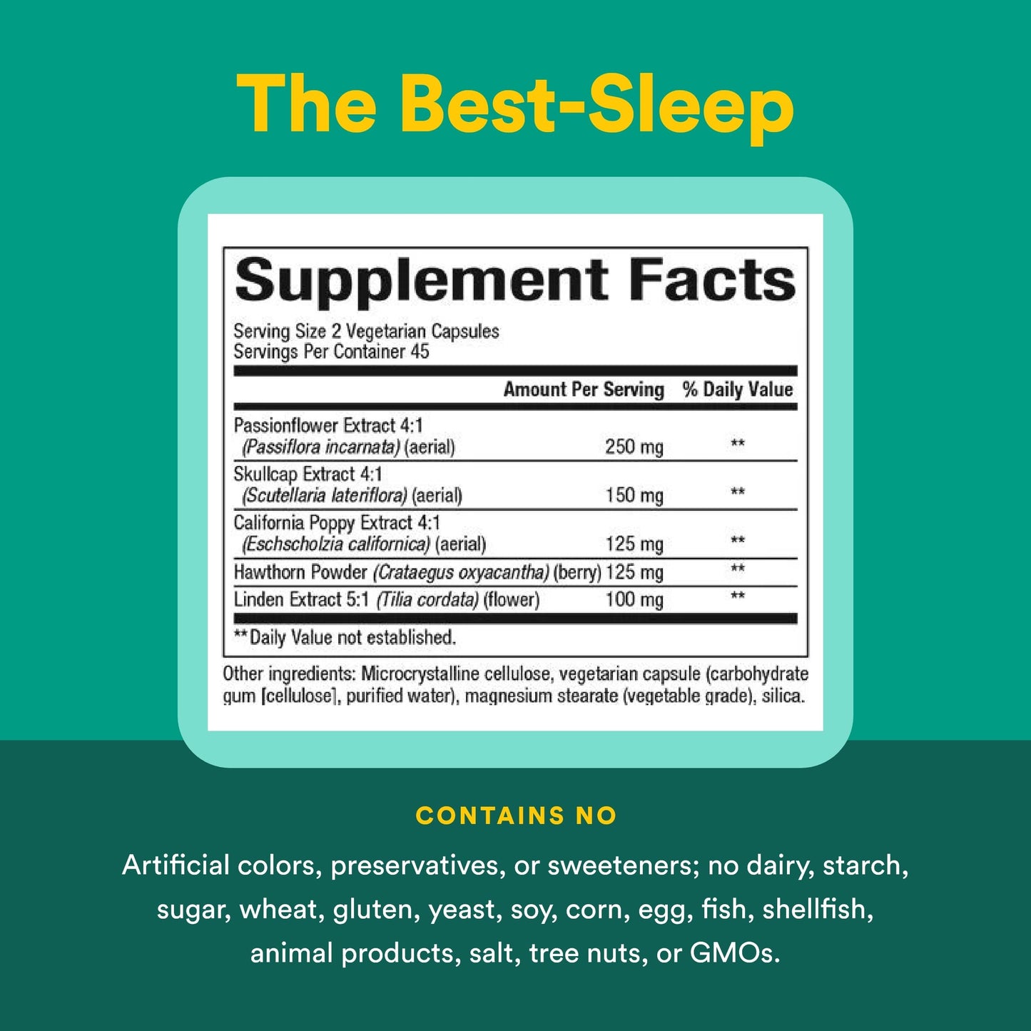 Natural Factors Stress-Relax The Best-Sleep - Supports Healthy Sleep Capsules 90 Count