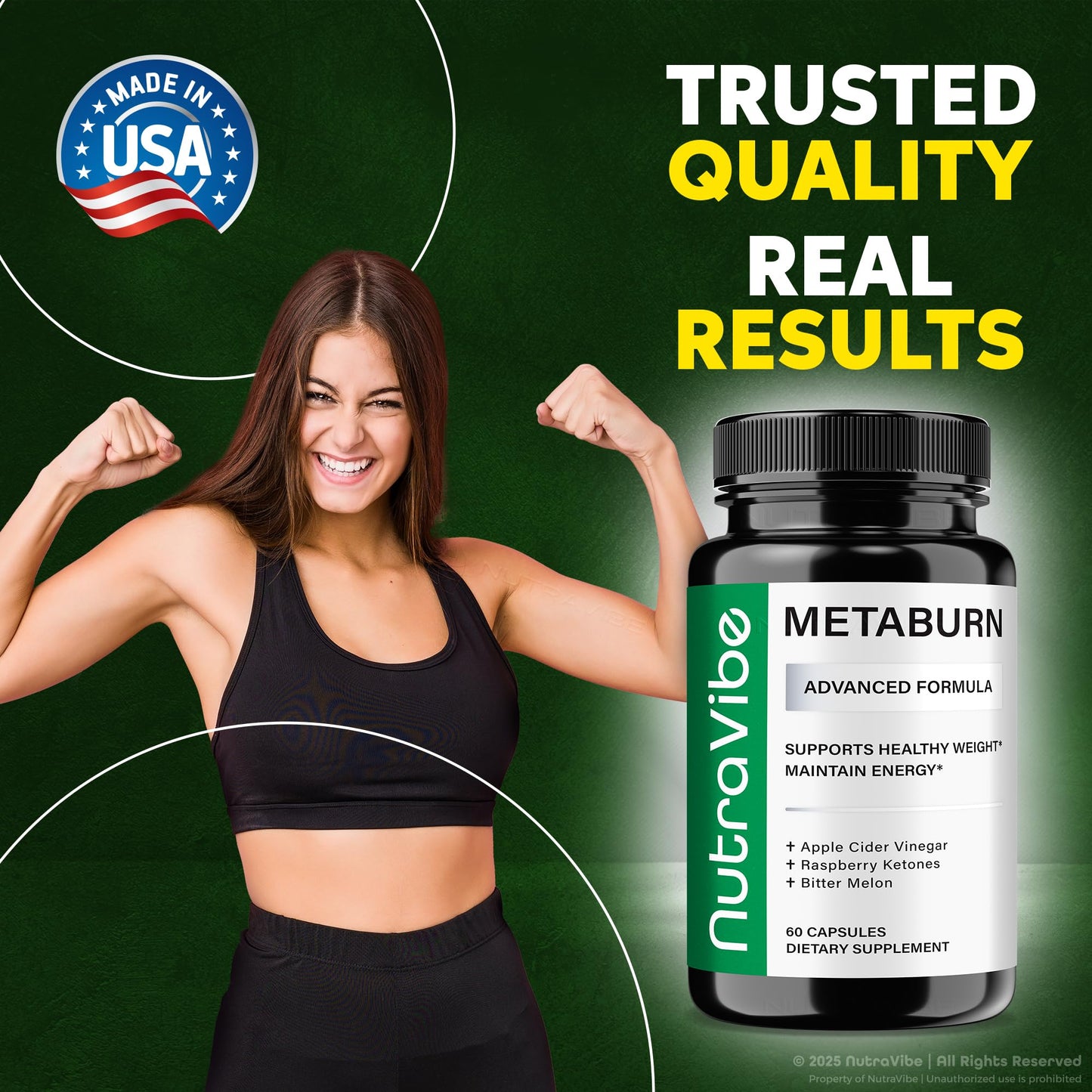 NutraVibe MetaBurn Capsule, 60 Count