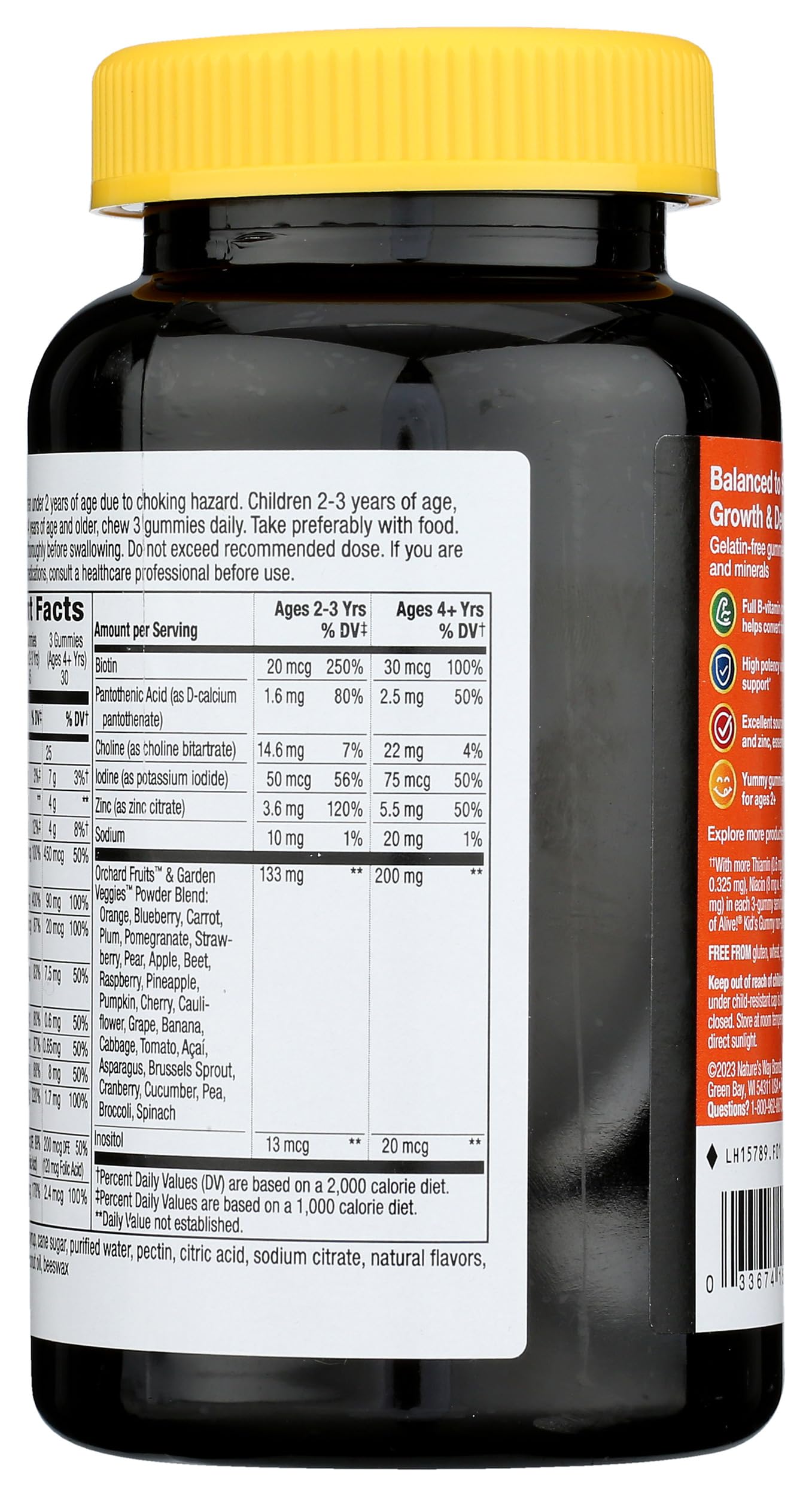 Nature's Way Alive! Children's Multivitamin Gummies, 90 Count