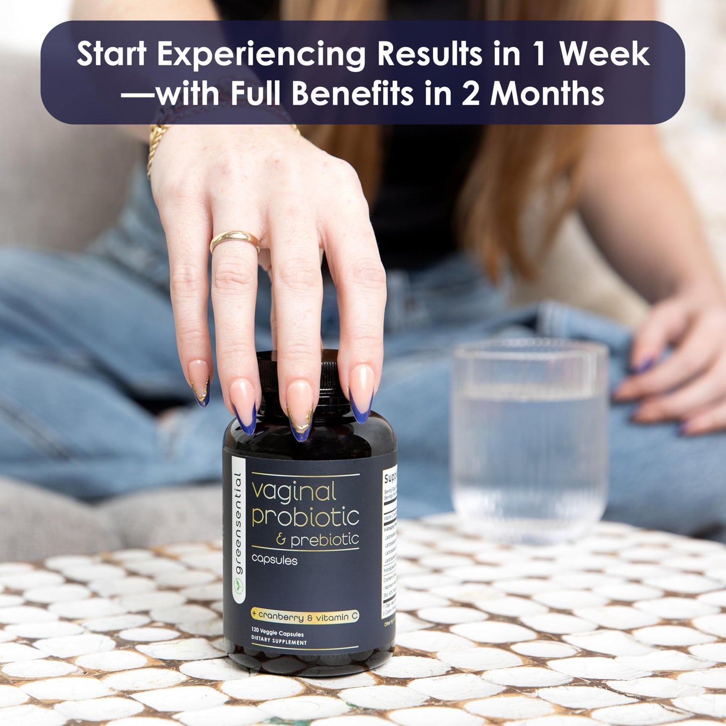 Greensential Vaginal Probiotics & Prebiotics Capsule, 120 Count