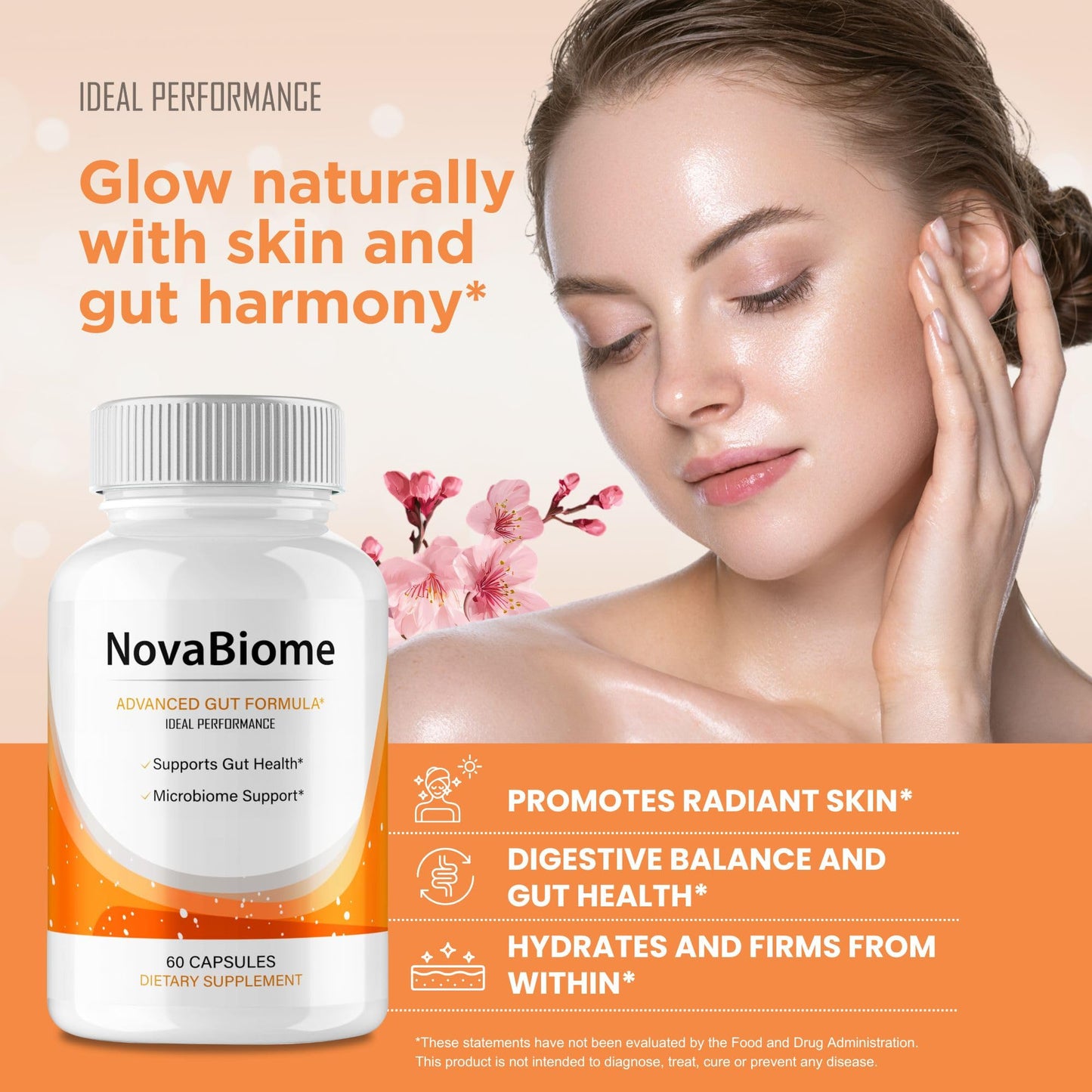 IDEAL PERFORMANCE NovaBiome Advance Gut Formula 120 Capsules