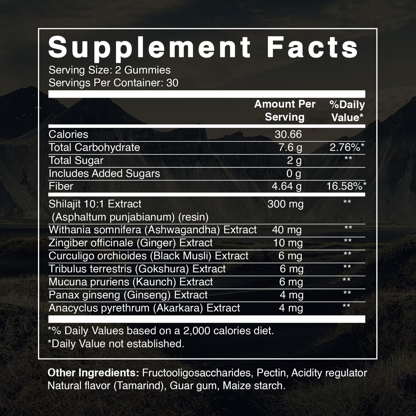 Best Naturals Shilajit Gummies 60 Count
