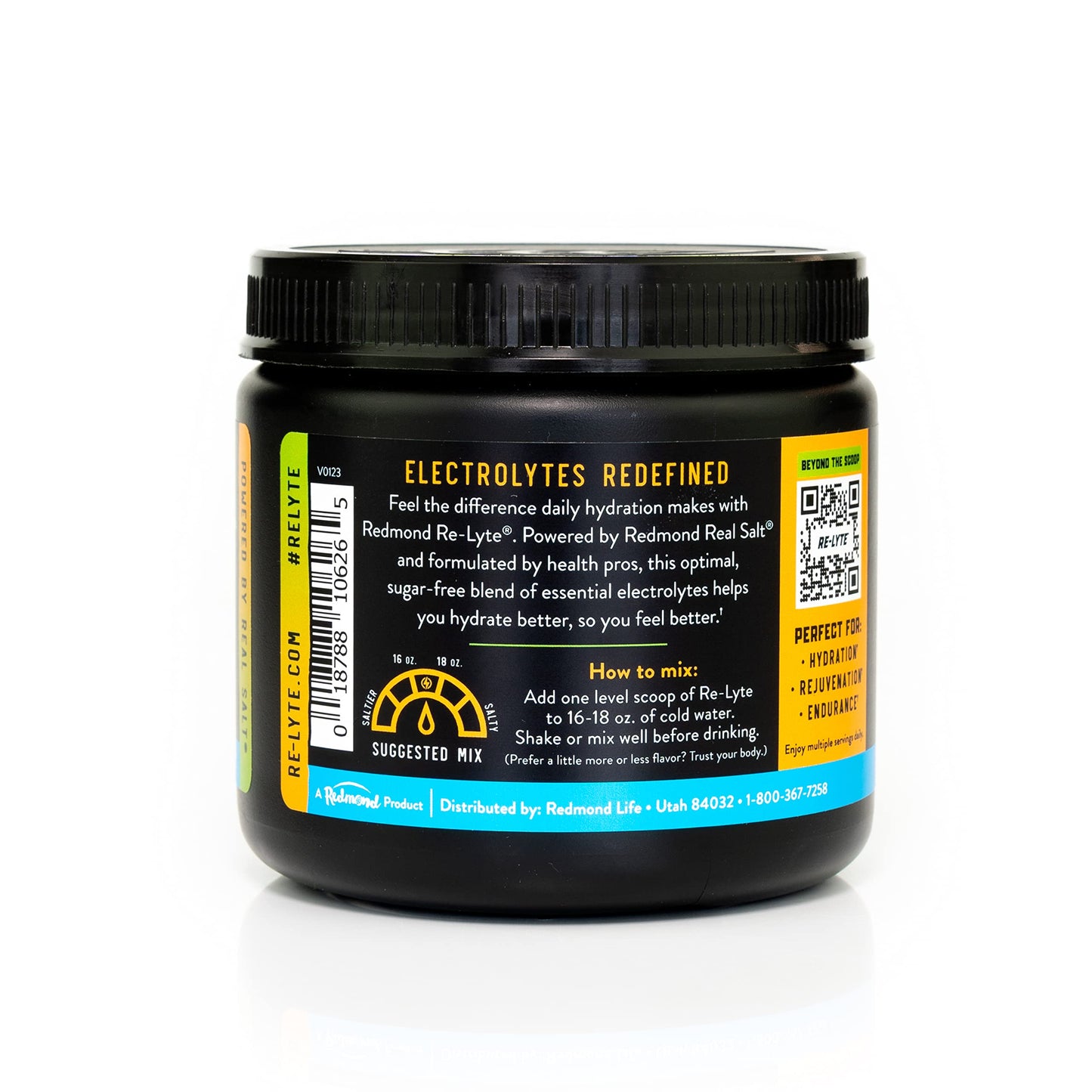 REDMOND Re-Lyte Hydration Electrolyte Powder 13.19 Ounce