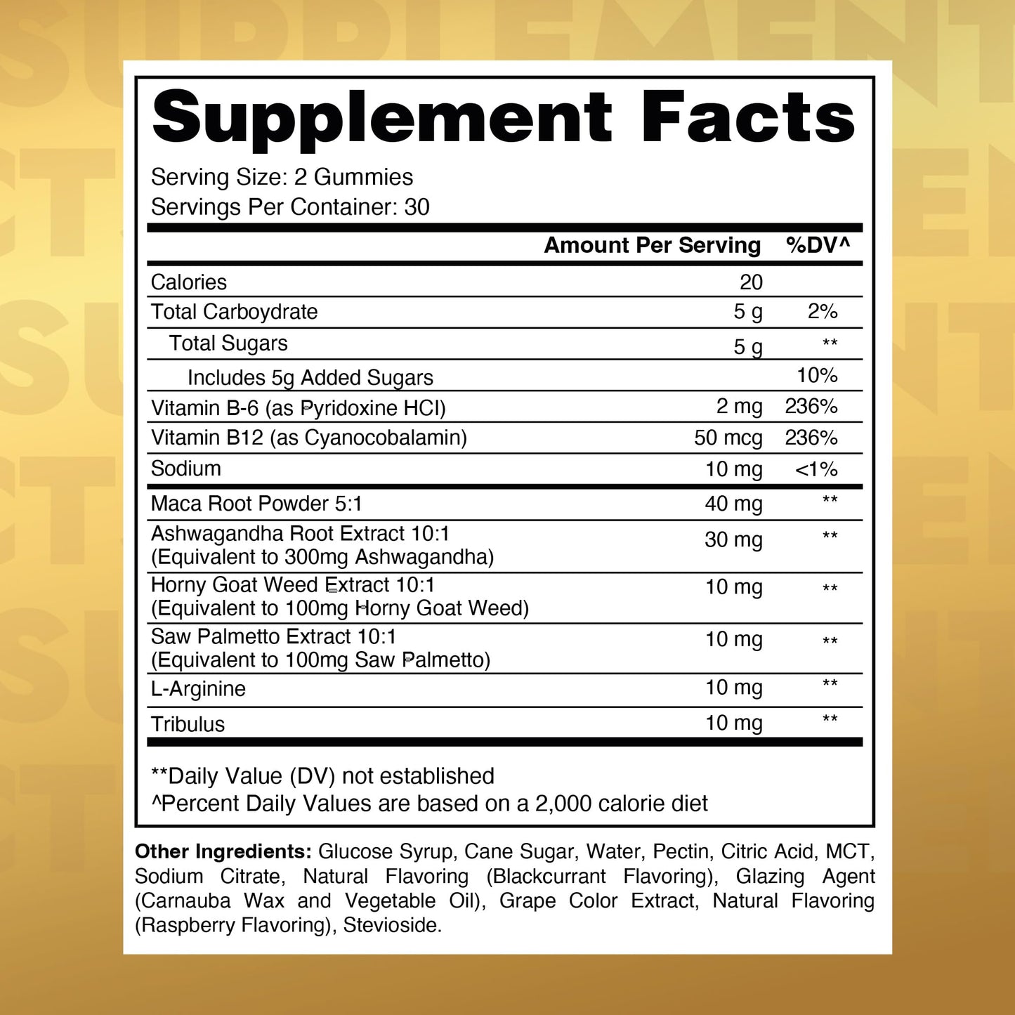 Native Oasis Testosterone Booster Gummies 120 Count