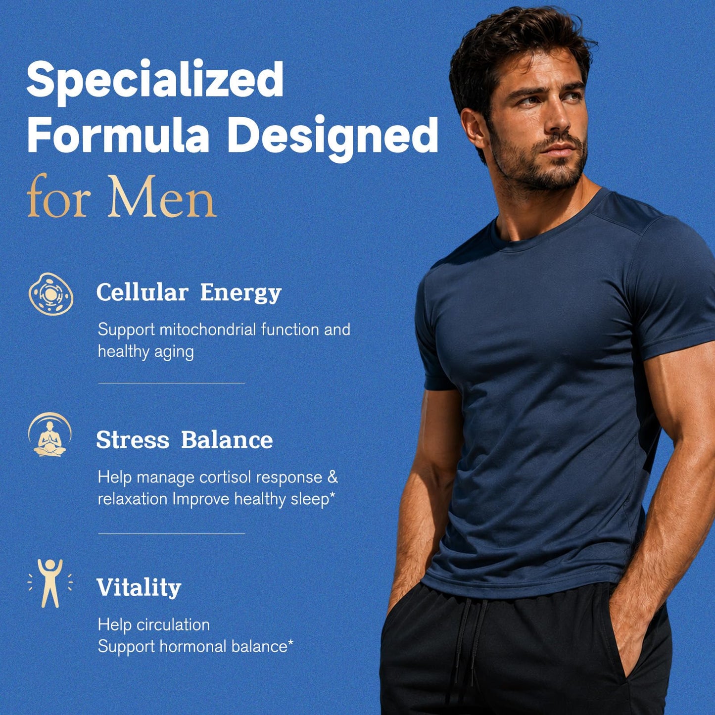 Totaria NAD+ Supplement for Men 120 Capsules