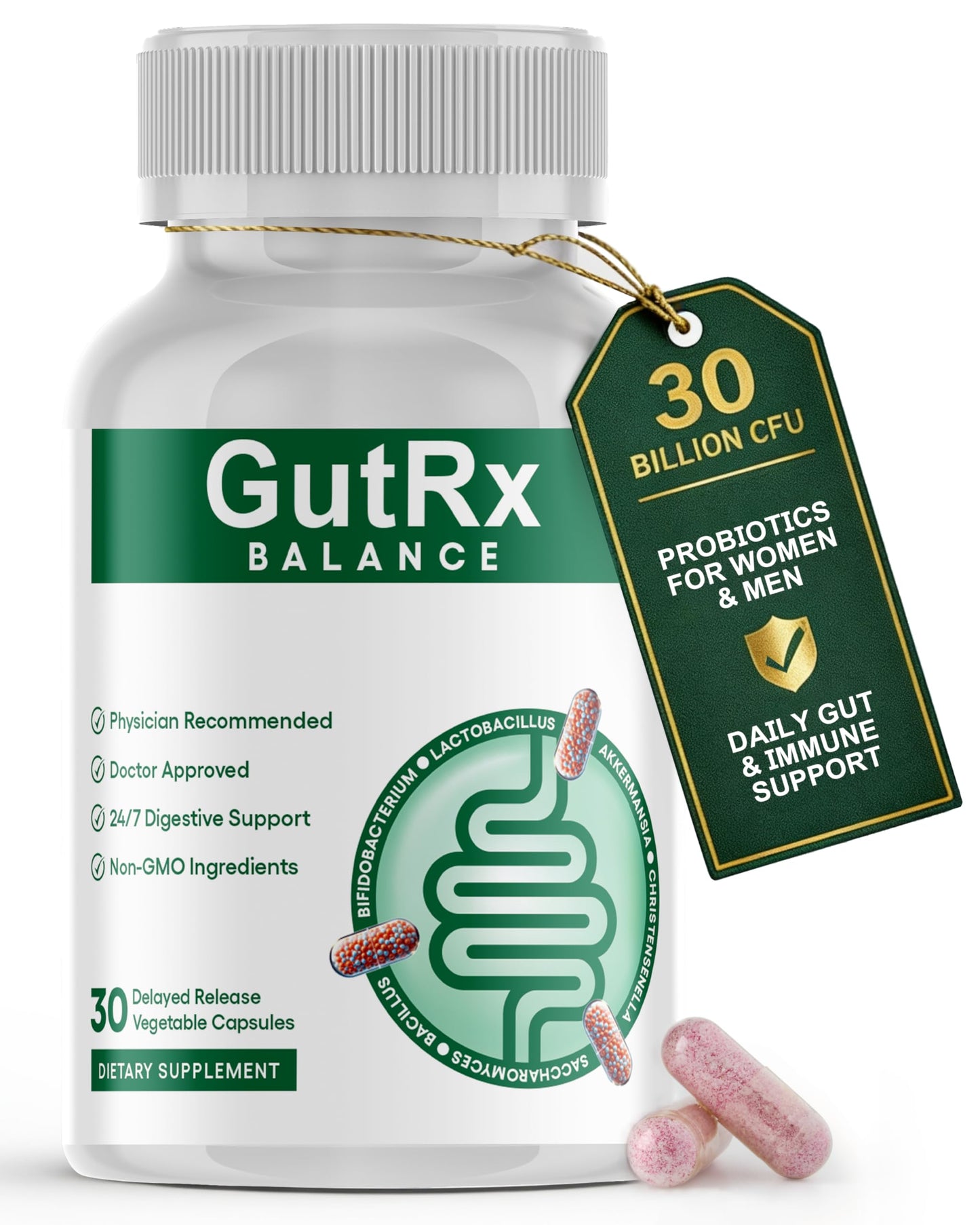 GutRx Balance Probiotics Capsule 30 Count
