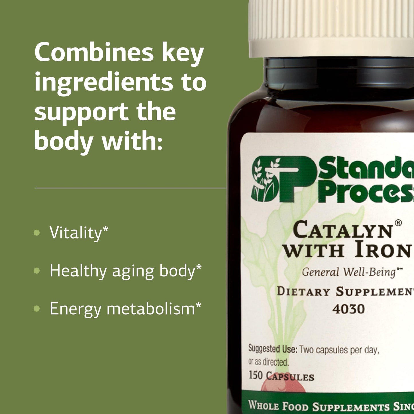 Standard Process Inc. Catalyn with Iron 150 Capsules