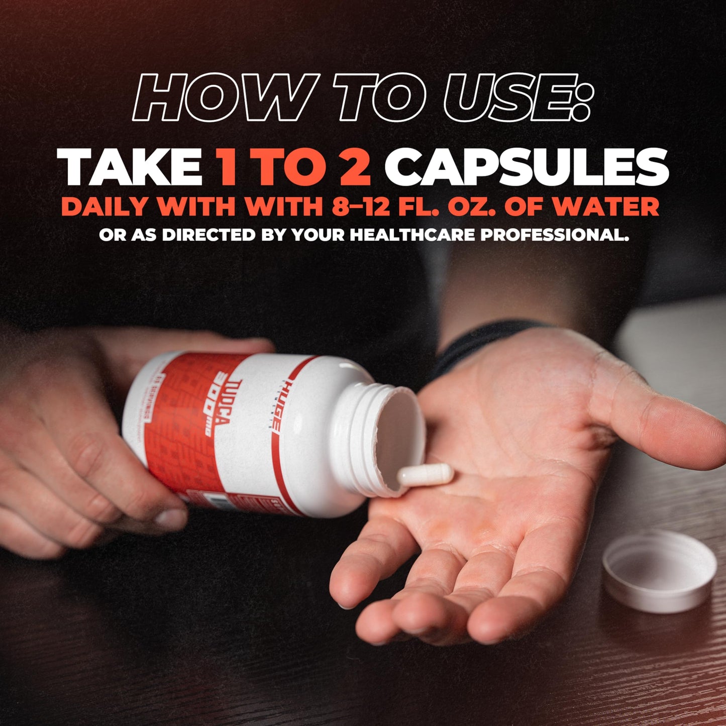 Huge Supplements TUDCA 300mg Capsules 60 Count