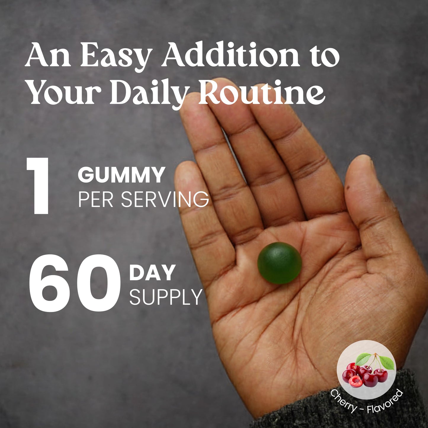 VITA GLOBE Ashwagandha Gummies 25mg for Women & Men, Vitamin D2 & Zinc, 60 Gummies