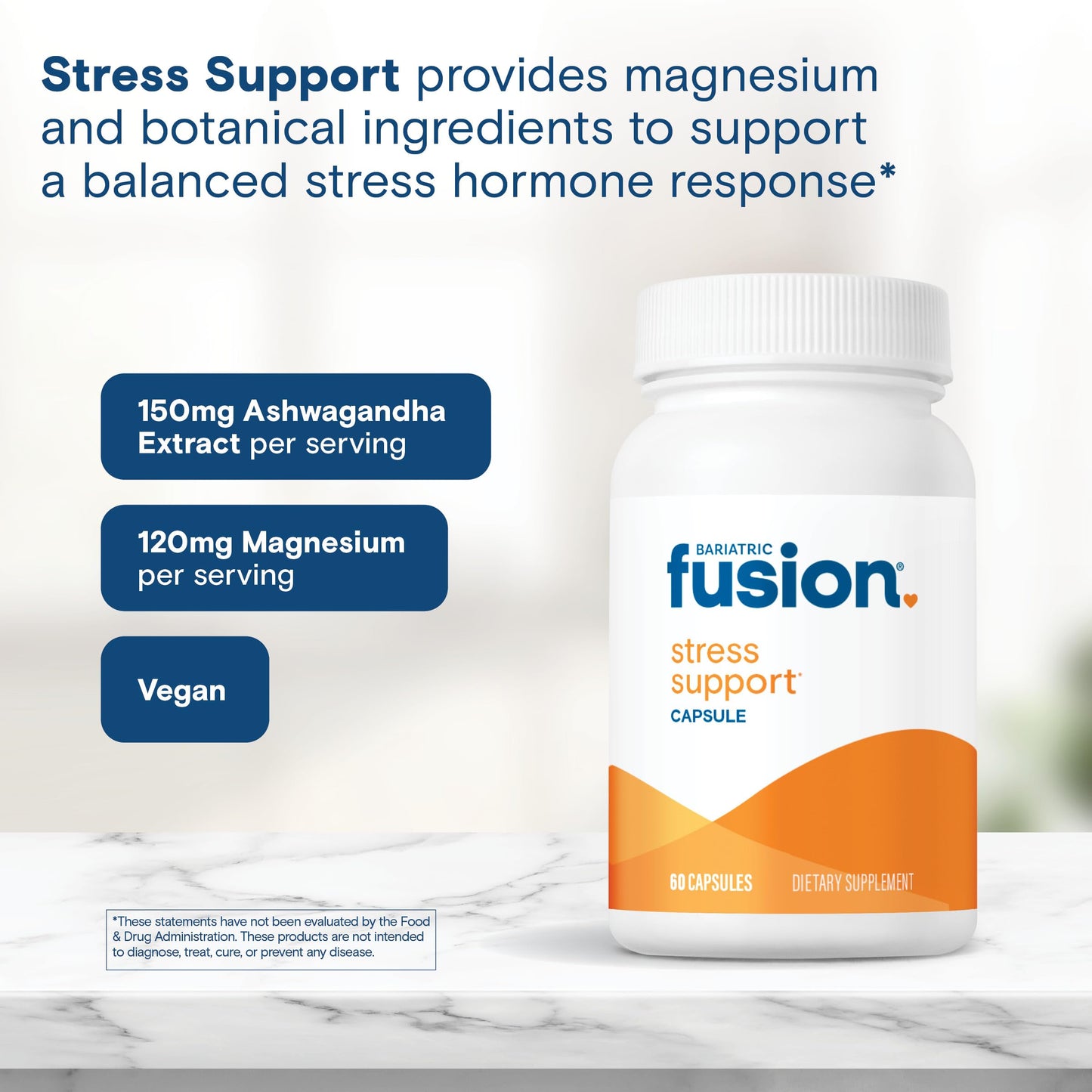 Bariatric Fusion Stress Support Capsule, 60 Count