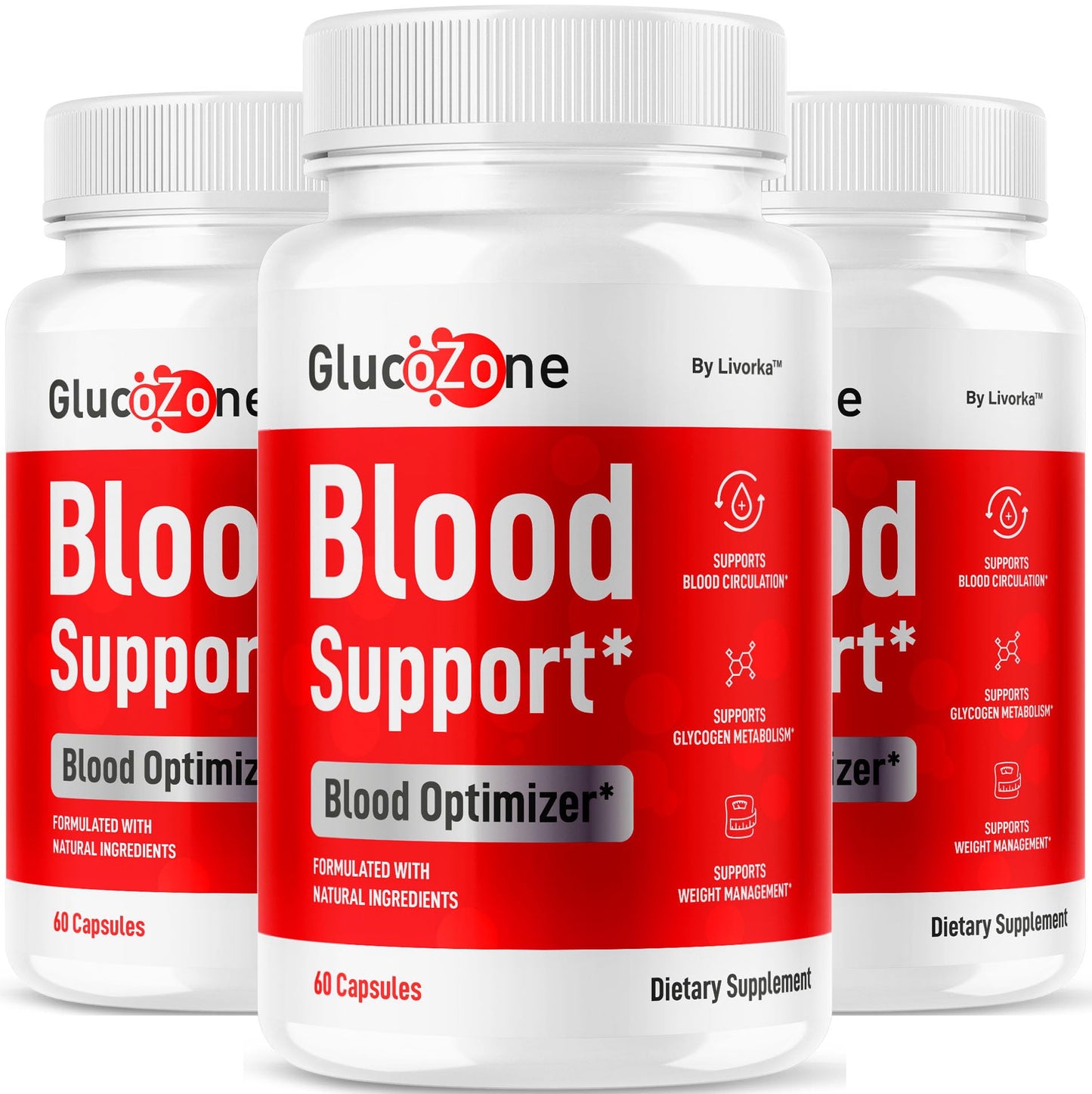 LIVORKA GlucoZone Blood Support 180 Capsules