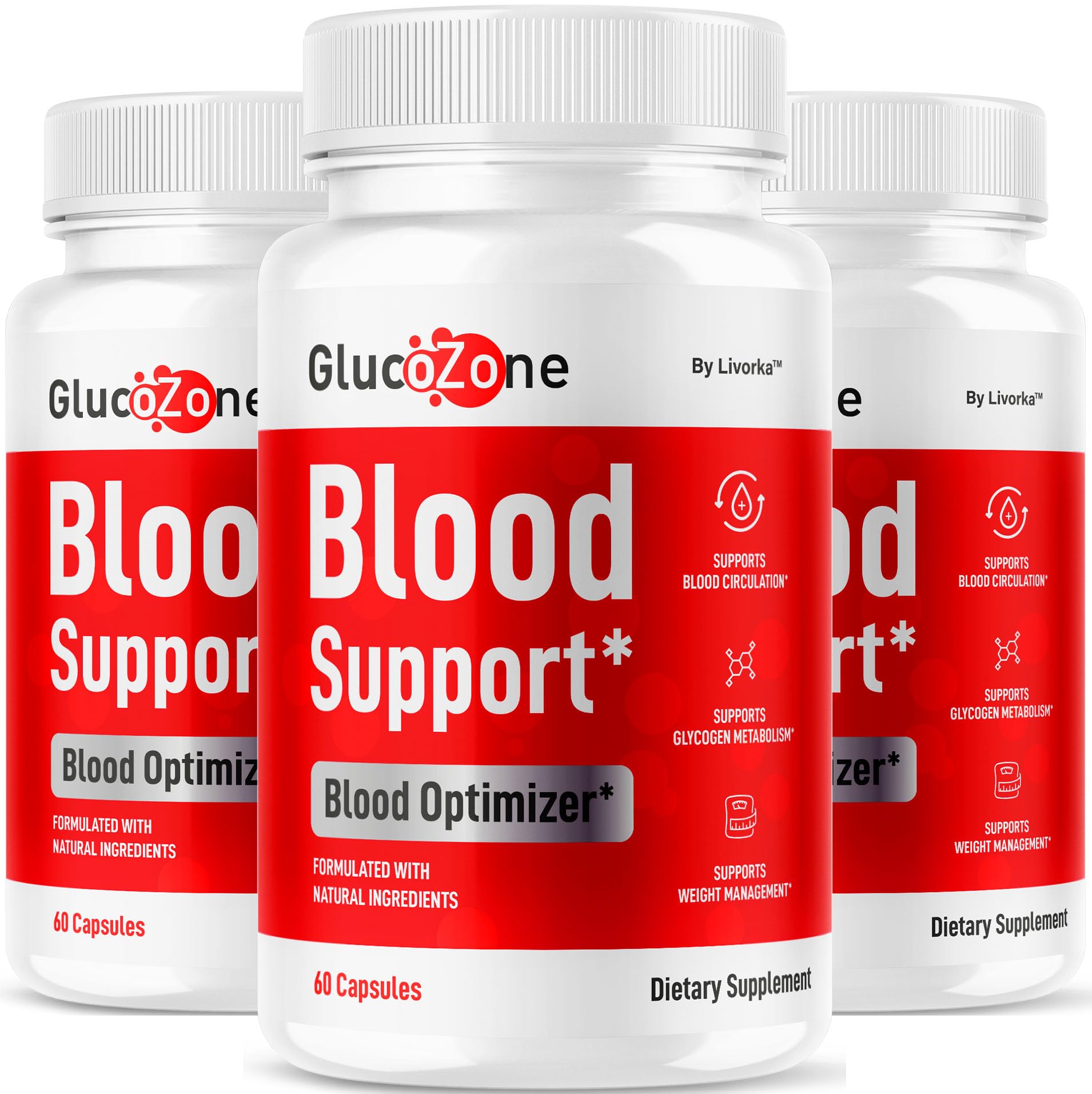 LIVORKA GlucoZone Blood Support 180 Capsules