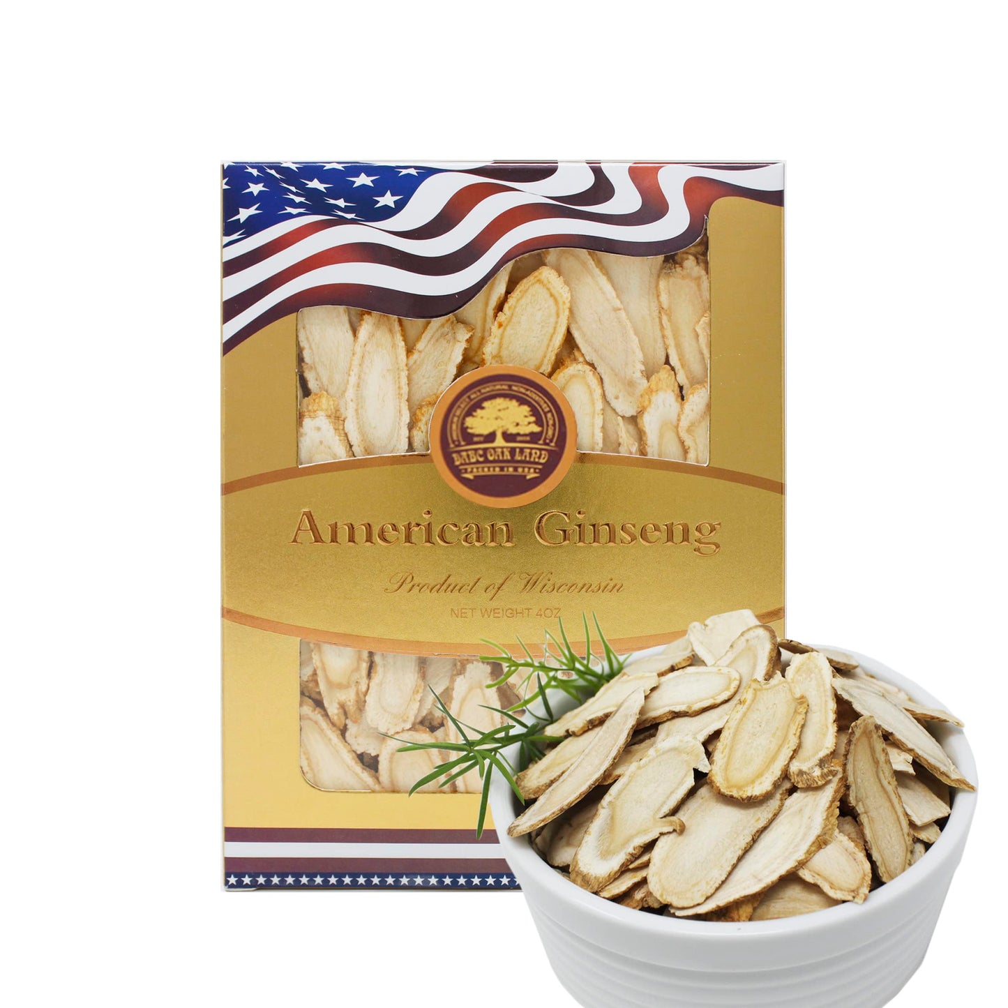DABC OAK LAND American Ginseng Tablet 4 Count