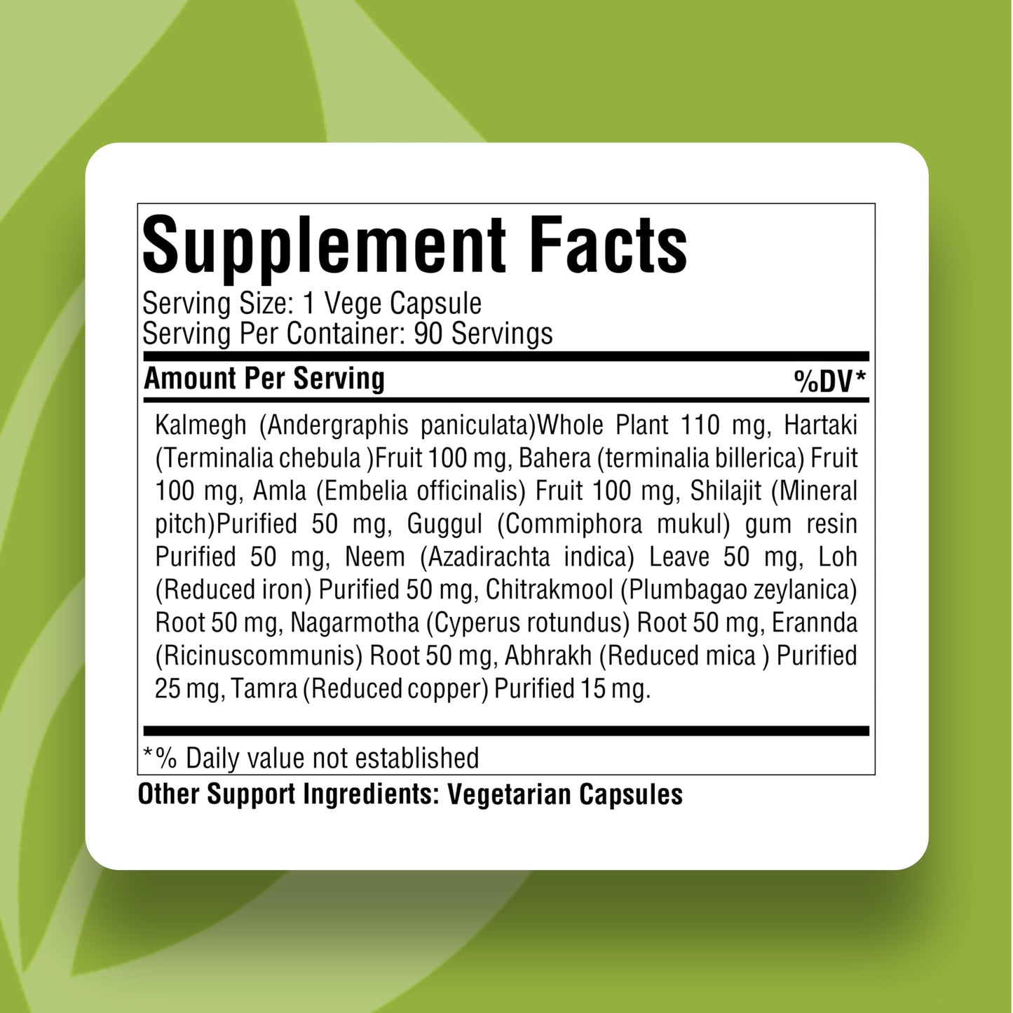 Herbsforever Arogya Vardhini Capsules 90 Count