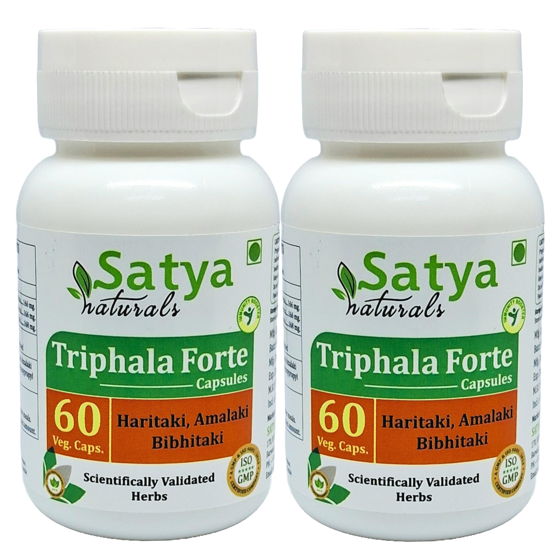 Satya Naturals Triphala Forte Capsules 500 mg, 120 Count