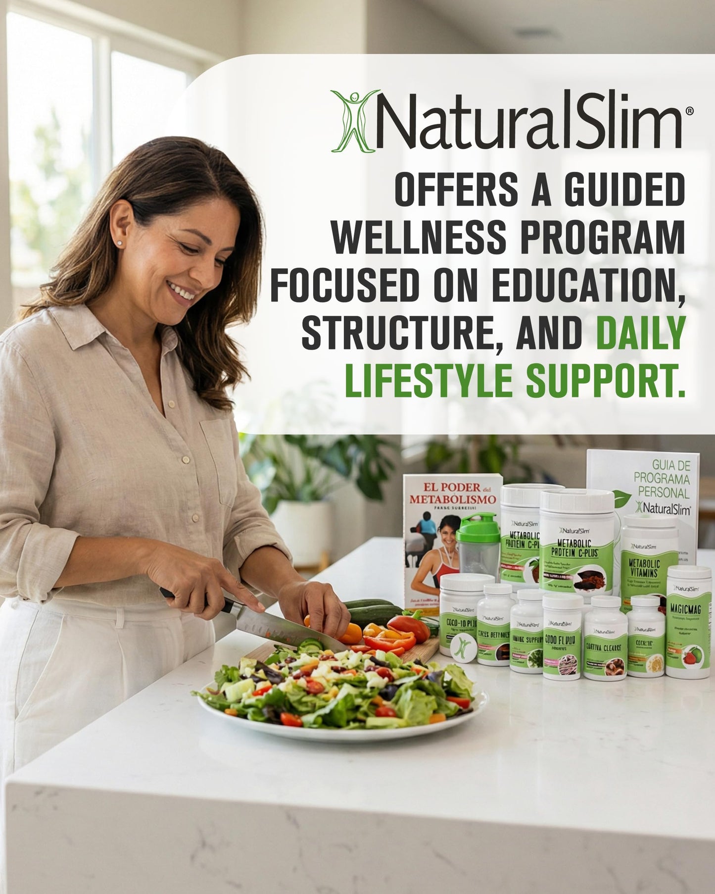 NaturalSlim Personal Program Complete Metabolism Support & Wellness System Capsule 1