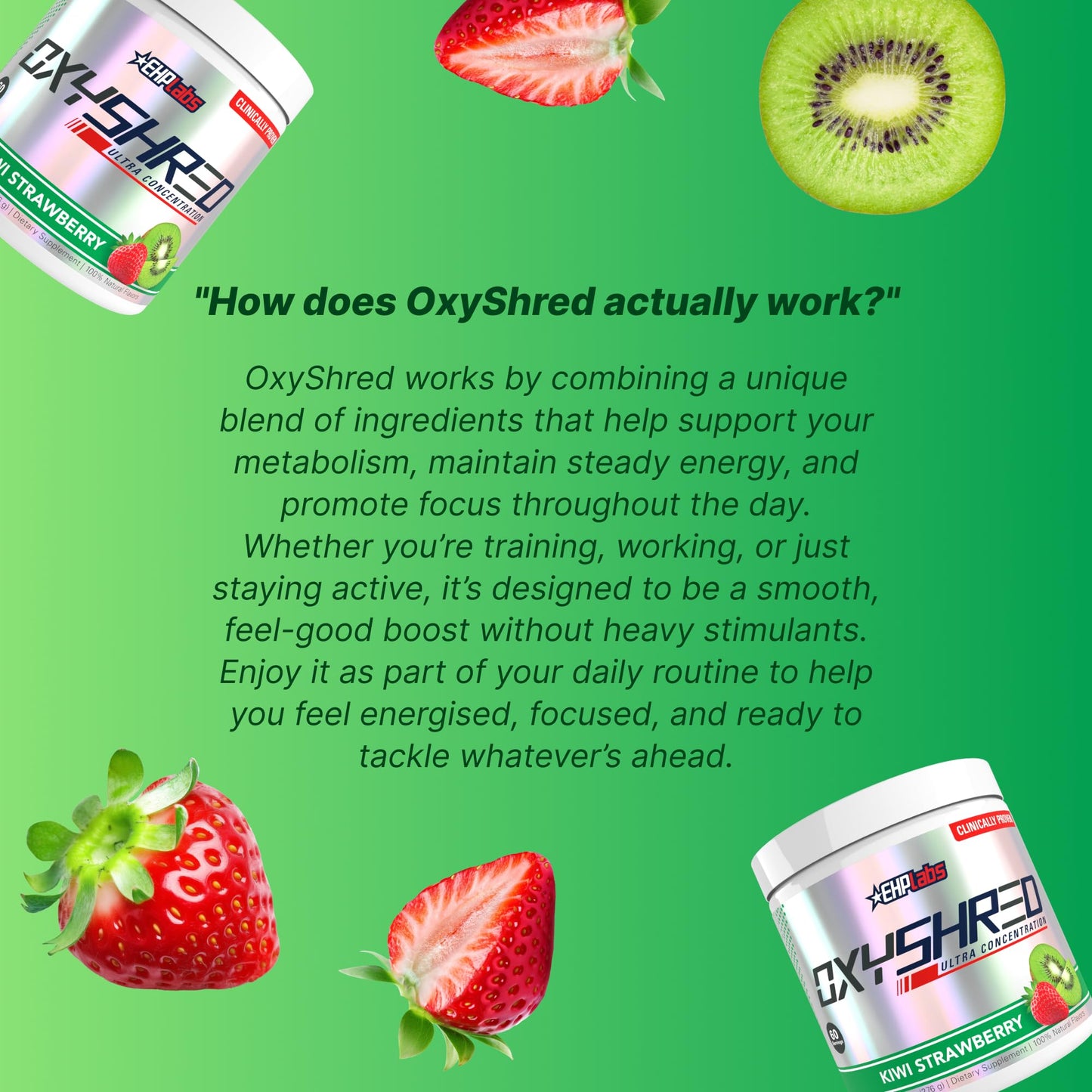 EHP Labs OxyShred Pre Workout Powder 8.9 Ounce