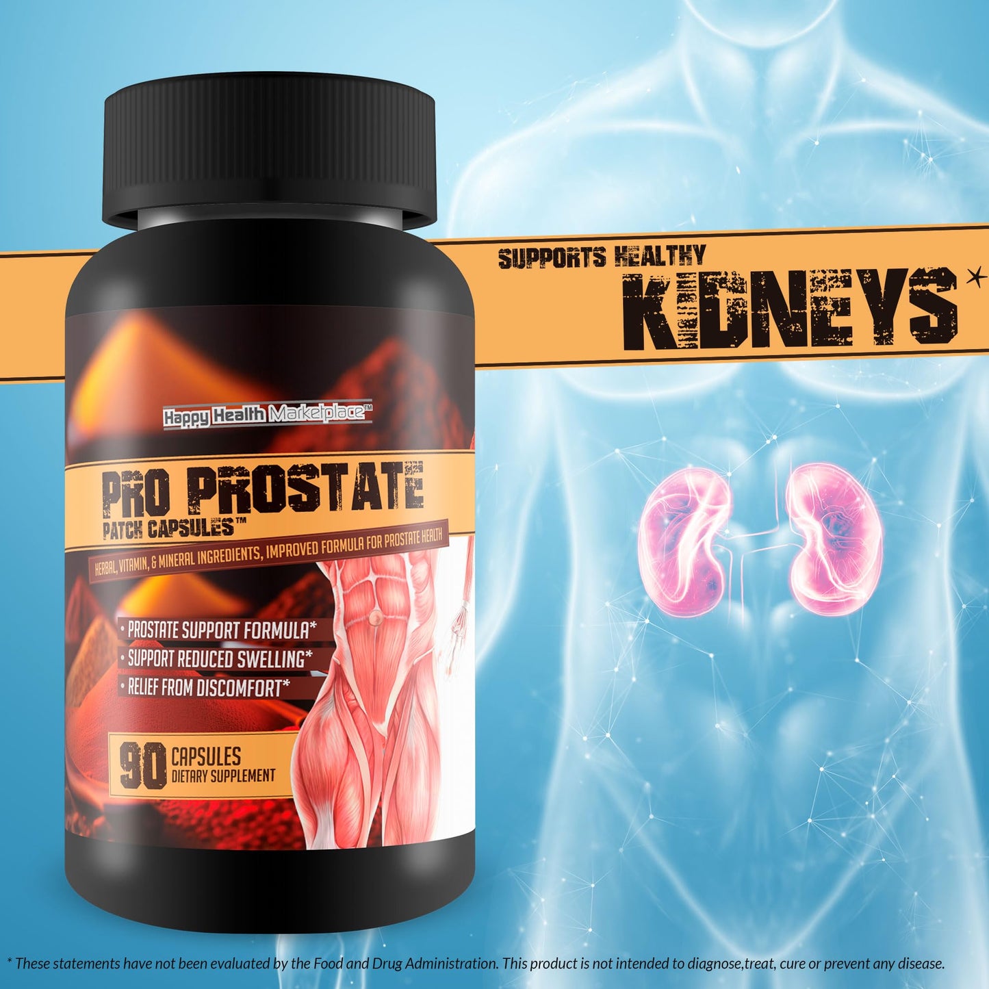 Happy Health Marketplace Prostate Patch 90 Capsules
