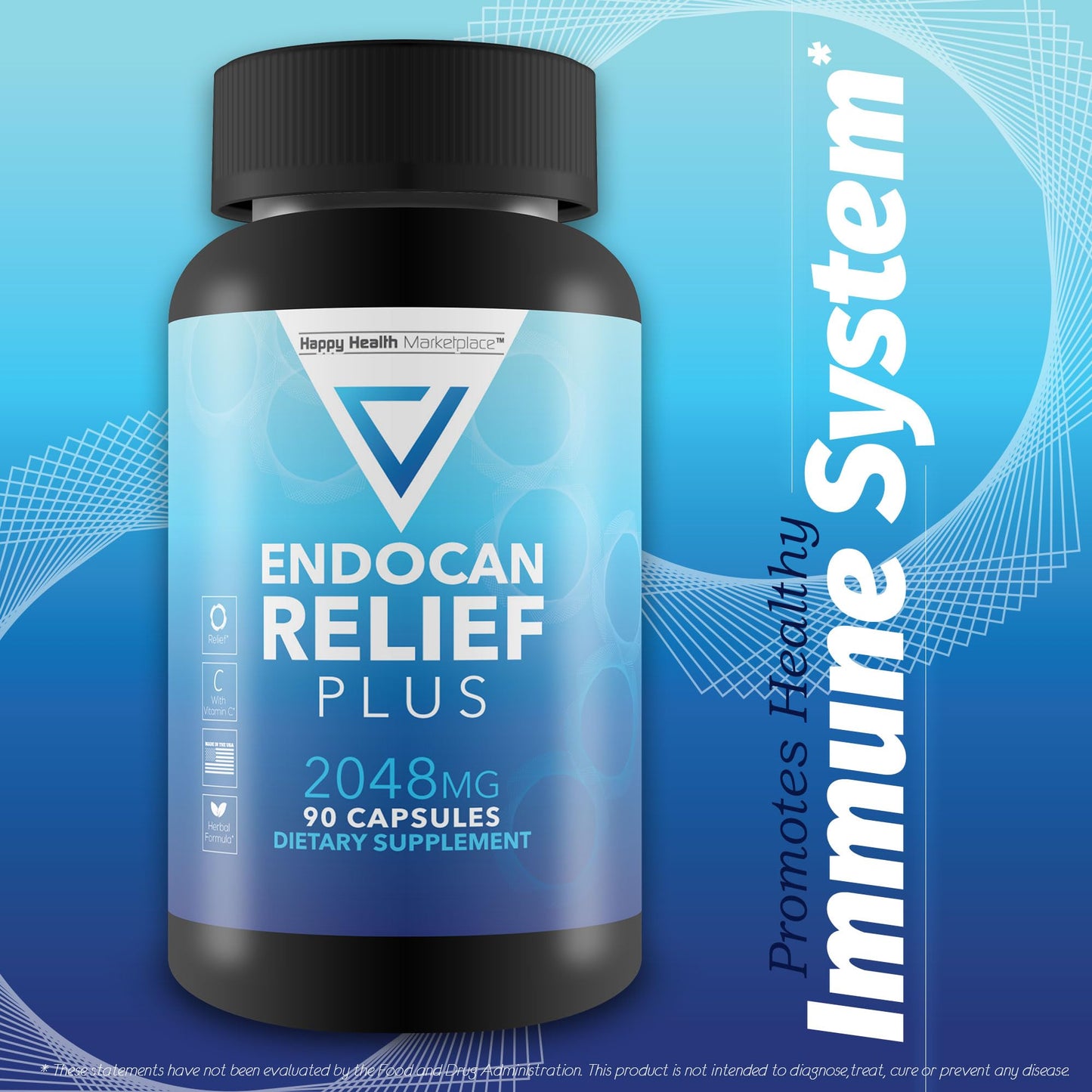 Happy Health Marketplace Endocan Relief Plus Capsules, 90