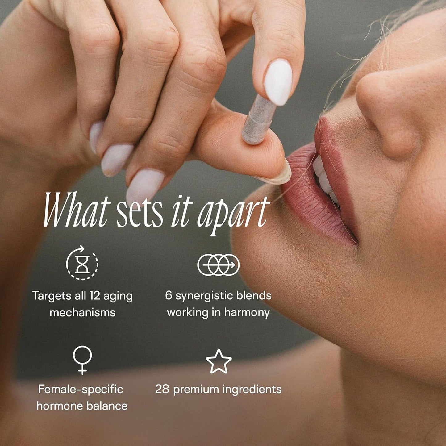 Happy Aging NAD+ Supplement for Women 90 Capsules