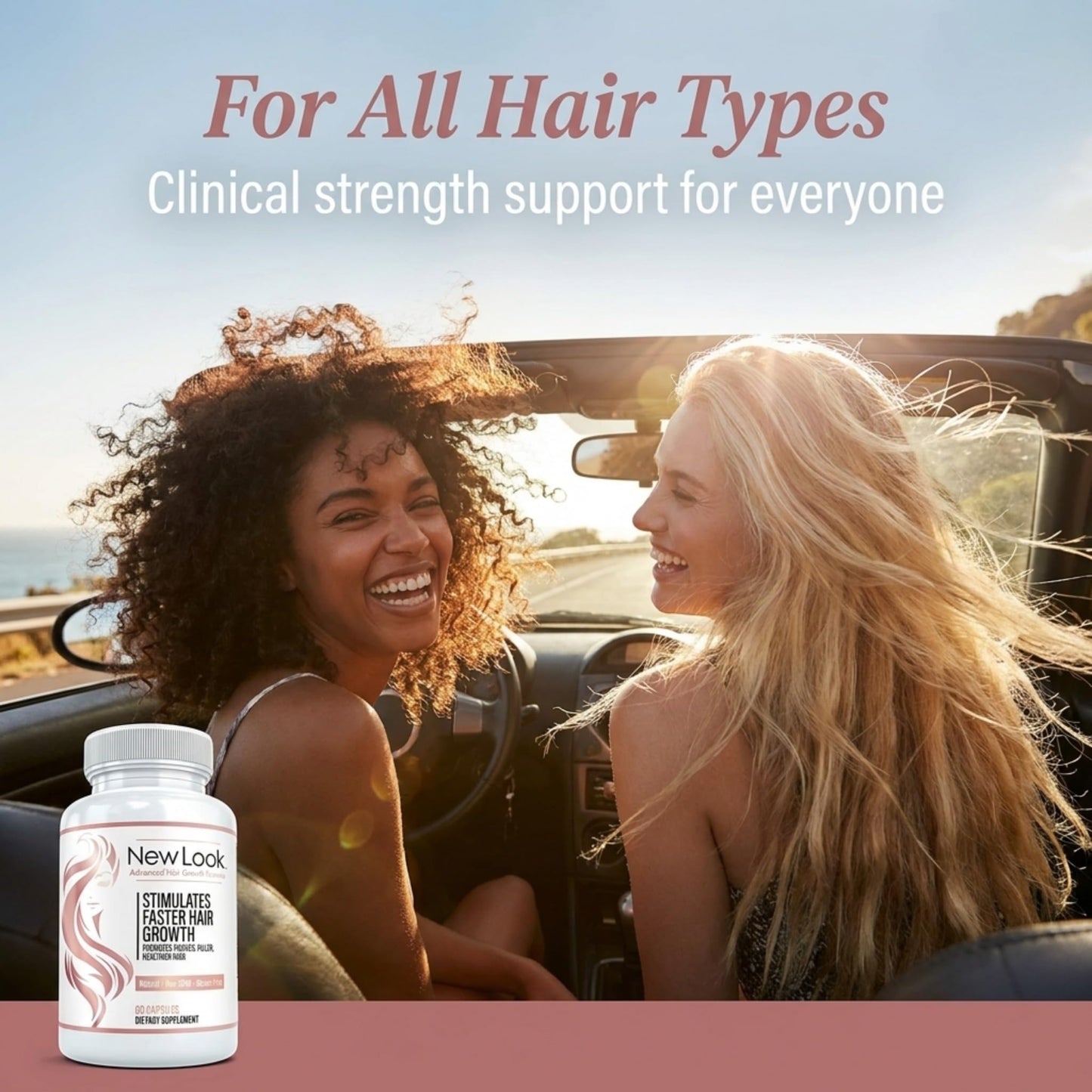 Vivid Health Nutrition Hair Growth Support Vitamins for Women and Men Capsules, 60 Capsules
