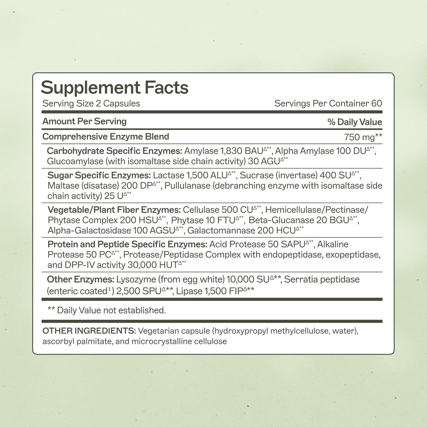 Amy Myers MD Complete Enzymes Capsule 120 Capsules