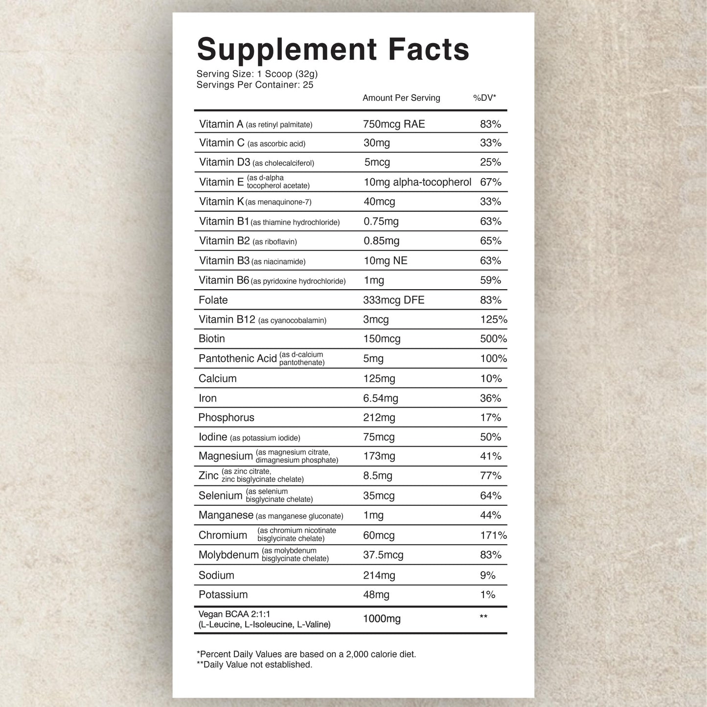 Ambrosia Plant Based Pea Protein Powder 28