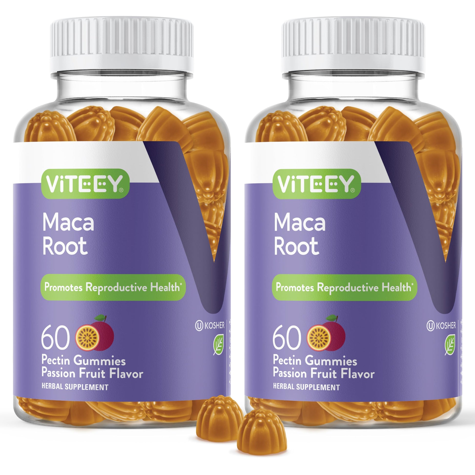 Viteey Black Maca Root Gummies 120 Count