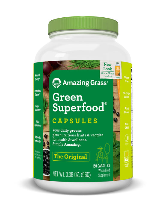 Amazing Grass Green SuperFood Original Tablet, 150 Tablets