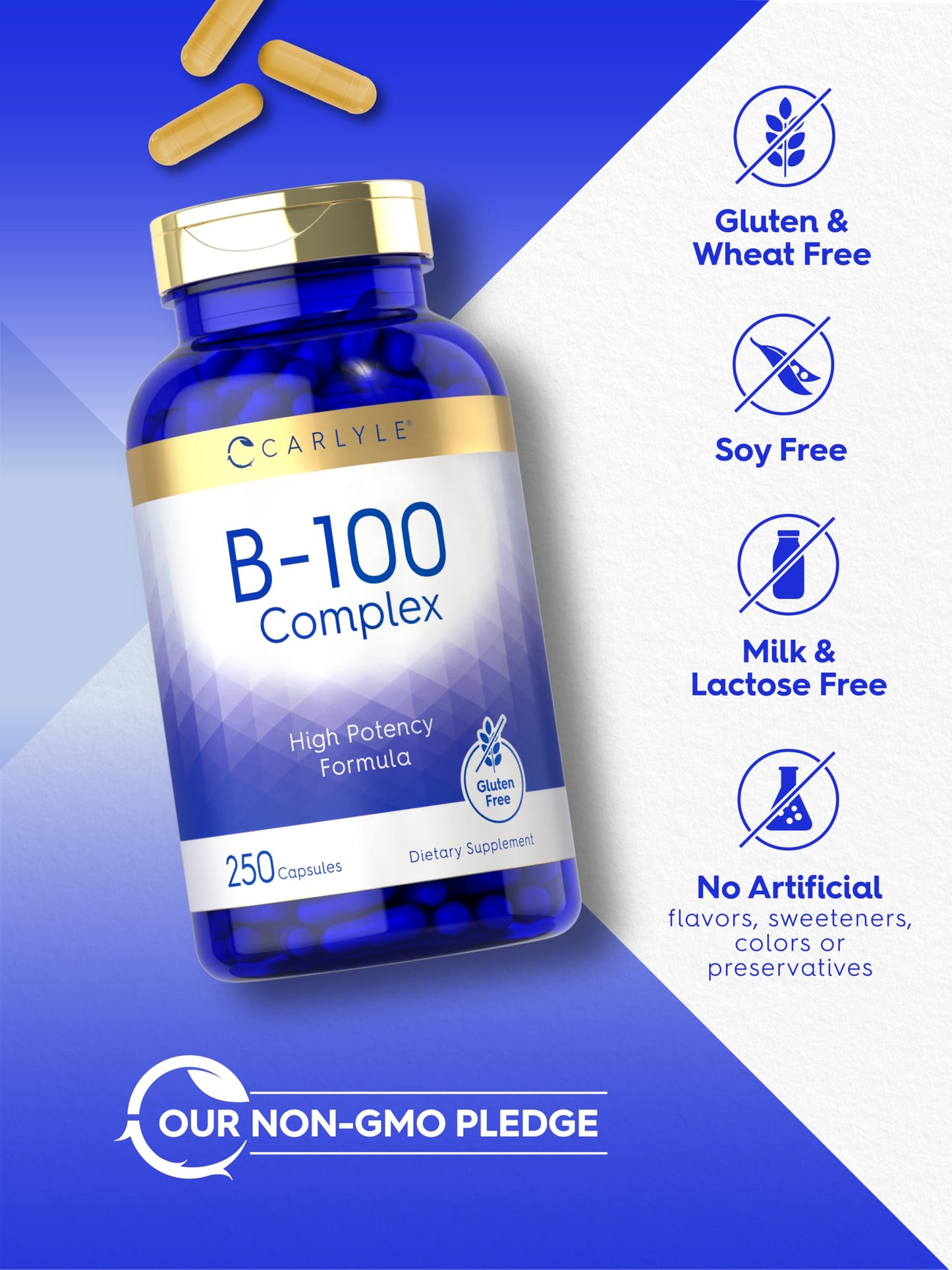 Carlyle B-100 Complex Vitamin Capsule 250