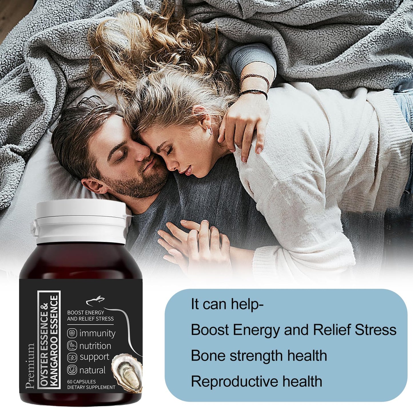 Peehss Oyster Extract Zinc Capsules, 60 Capsules