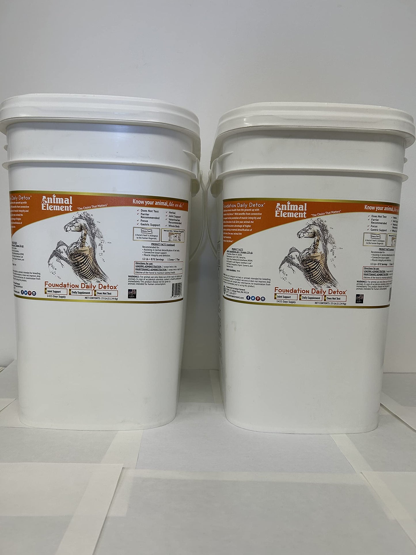 Animal Element Foundation Daily Detox Powder, 50 lb