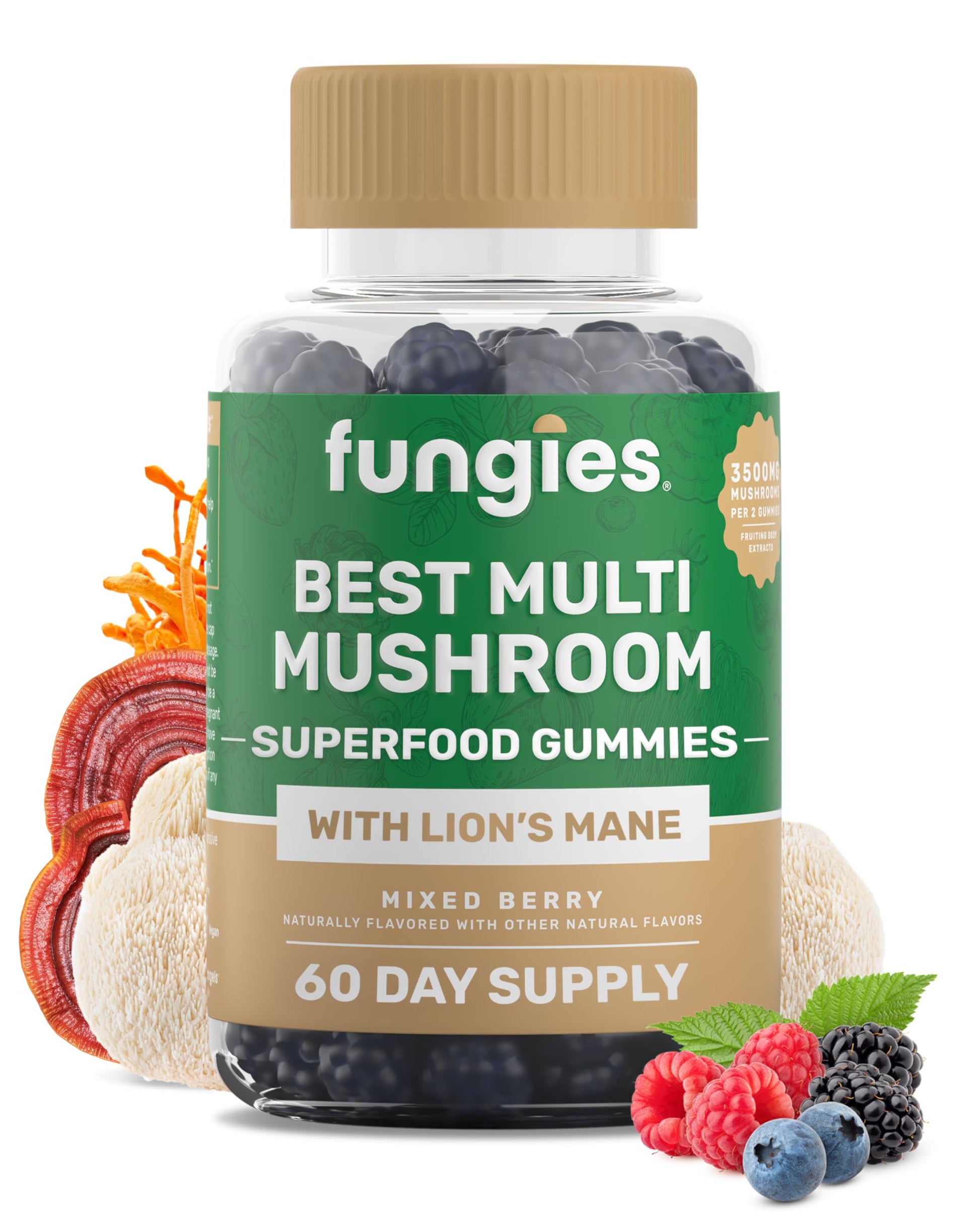 Fungies Multi Mushroom Gummies 60 Count