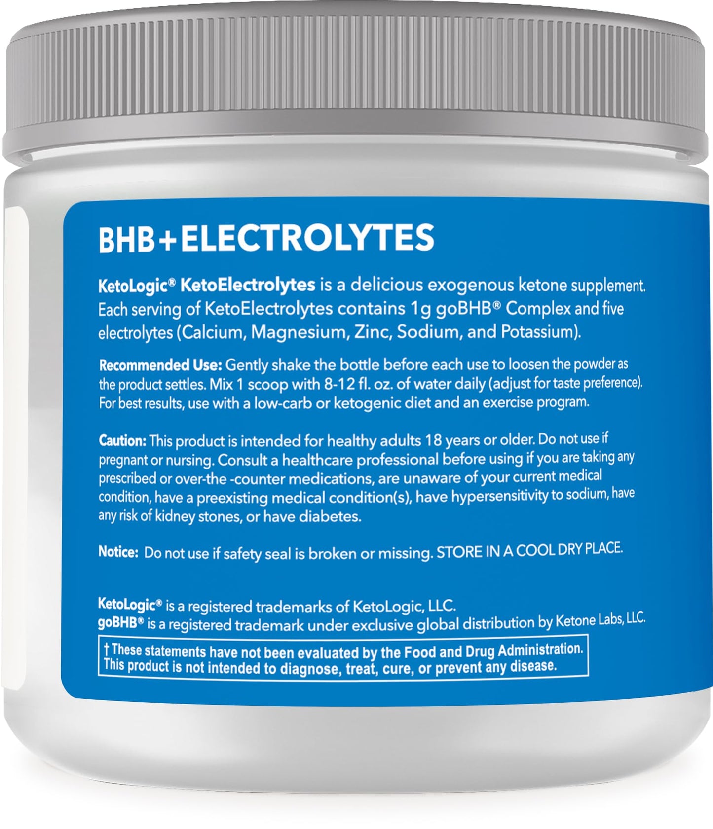 Ketologic Keto Electrolyte Powder 9.1 Ounce