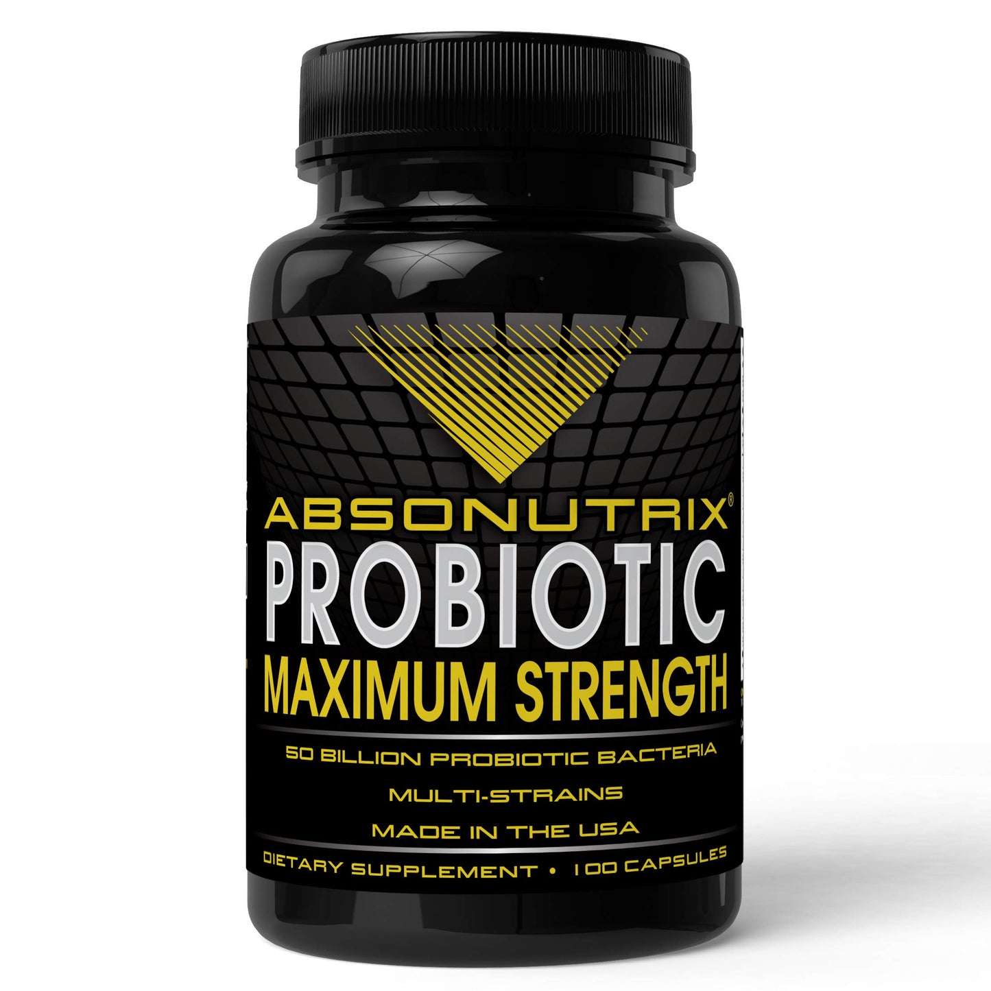 Absonutrix Probiotic Maximum Strength 50 Billion Per Capsule Multi-Strain, 100 Capsules