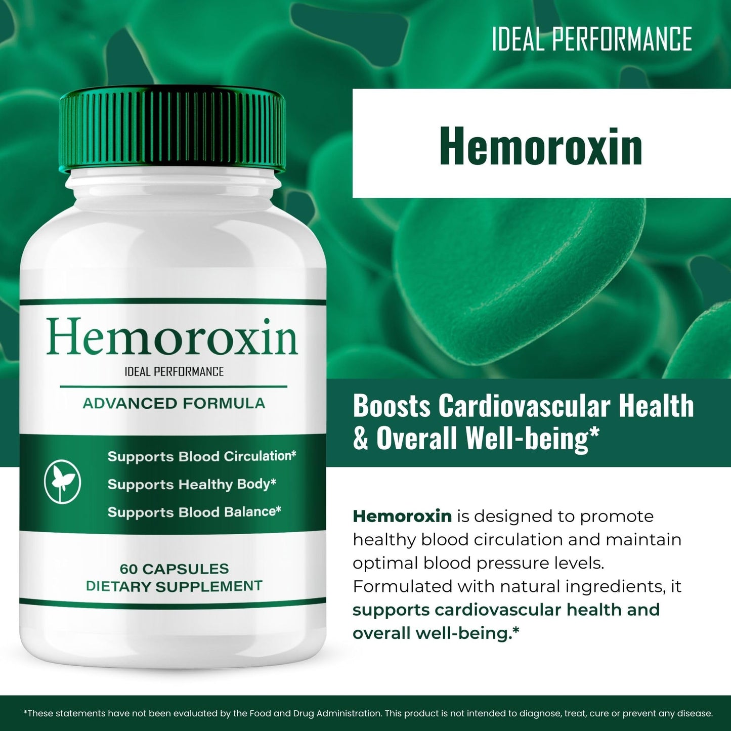 IDEAL PERFORMANCE Hemoroxin Capsule 60 Count
