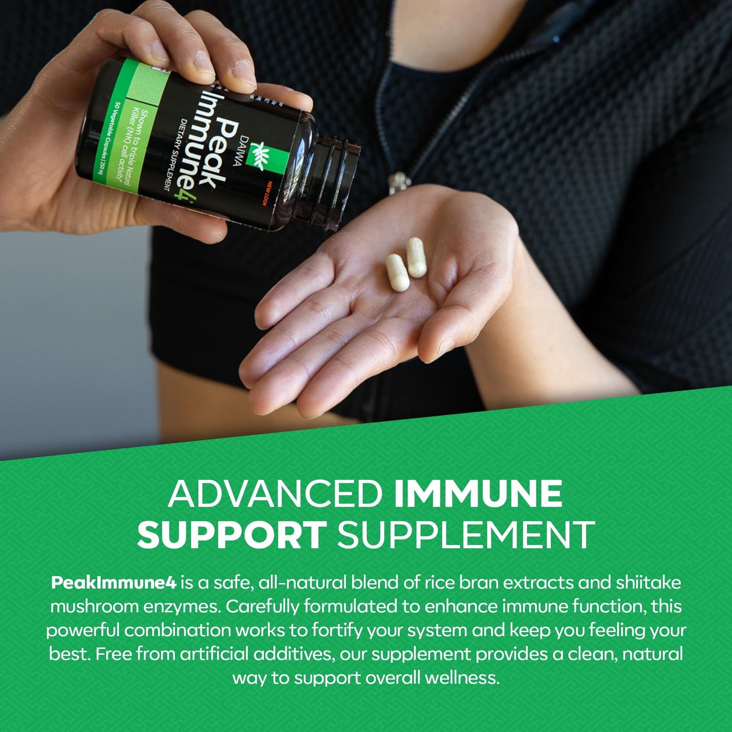 Daiwa Health Development PeakImmune4 Capsules 50 Count