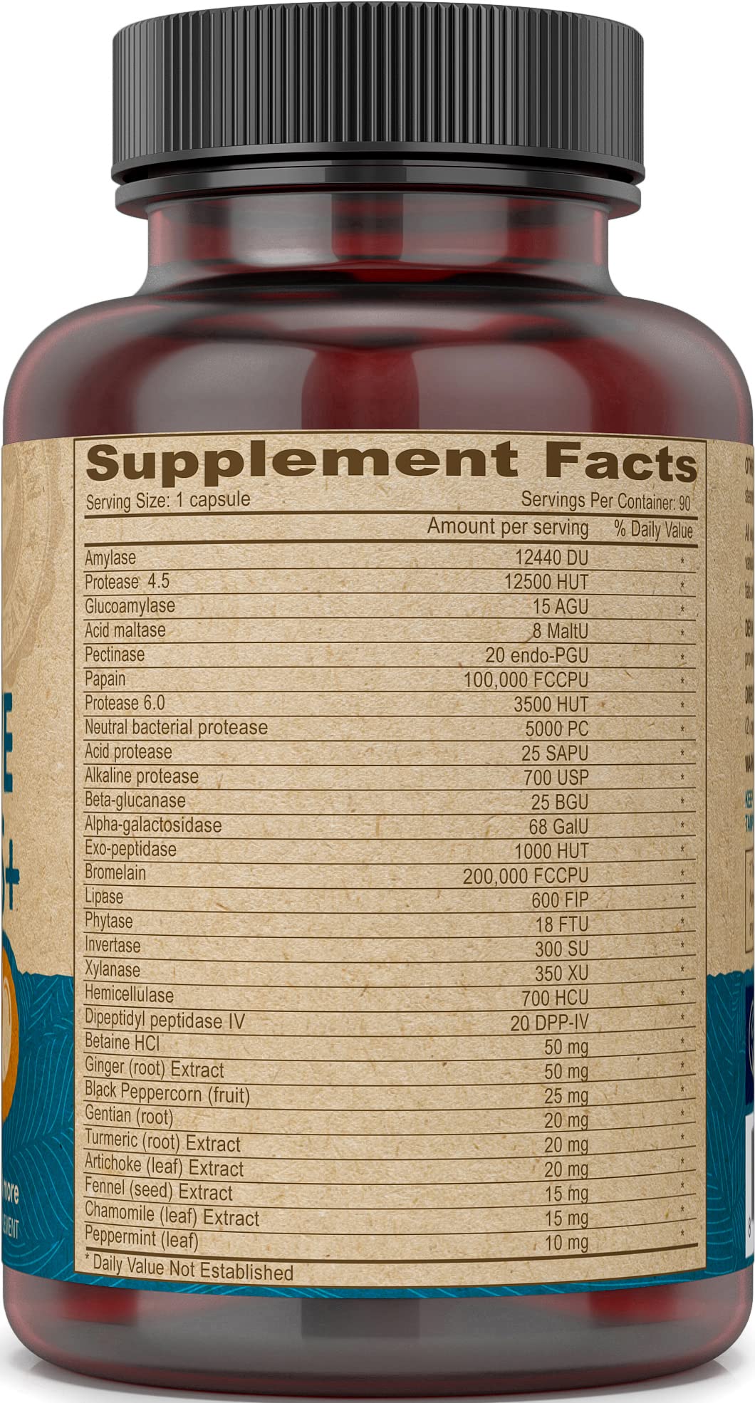 DEVA Digestive Enzymes Plus Capsules, 90 Capsules