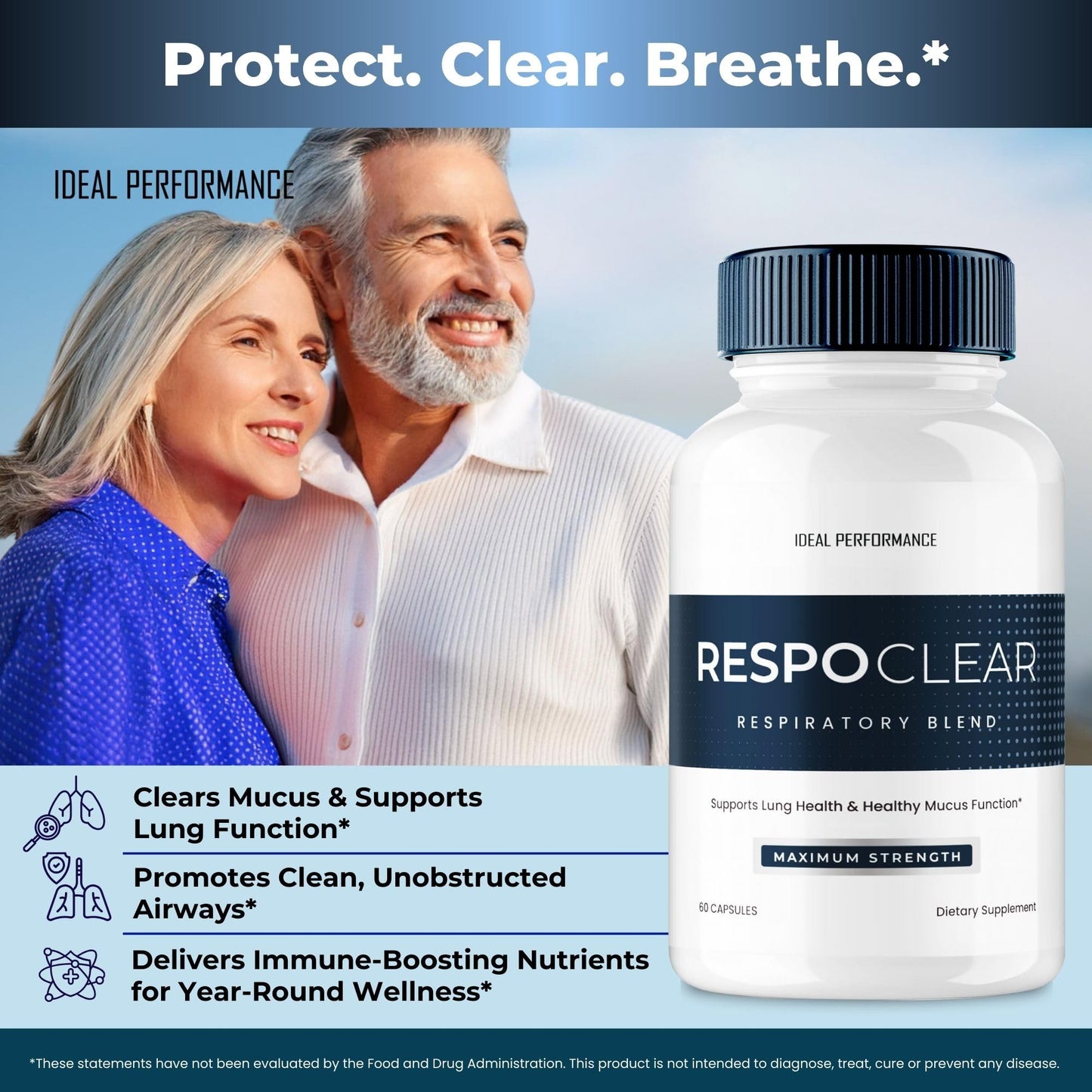 IDEAL PERFORMANCE Respoclear Blood Formula Capsule 120 Count